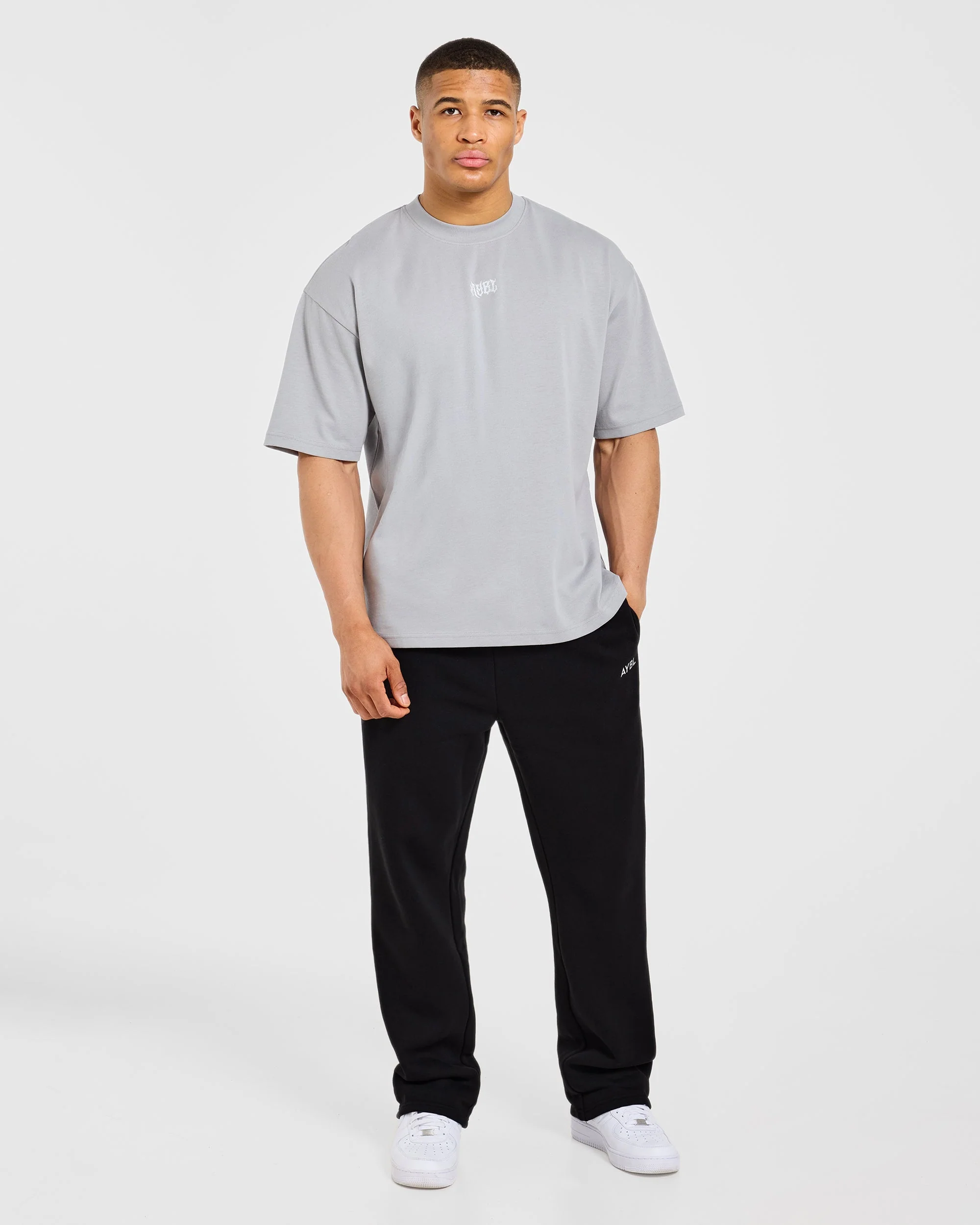 Lift Forge Oversized T Shirt - Storm Gris - Image 3