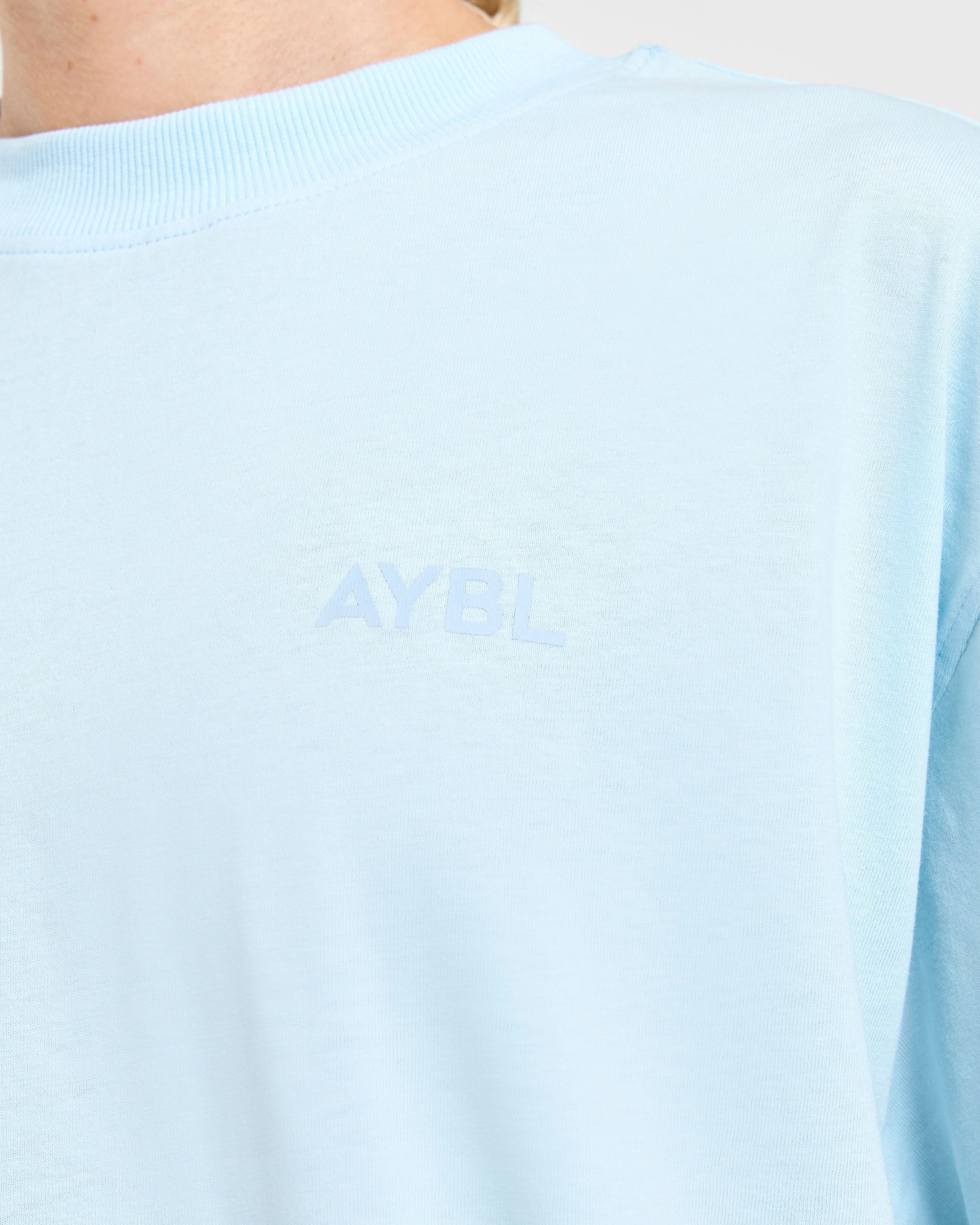 Lift Graphic Oversized T Shirt - Baby Bleu - Image 5