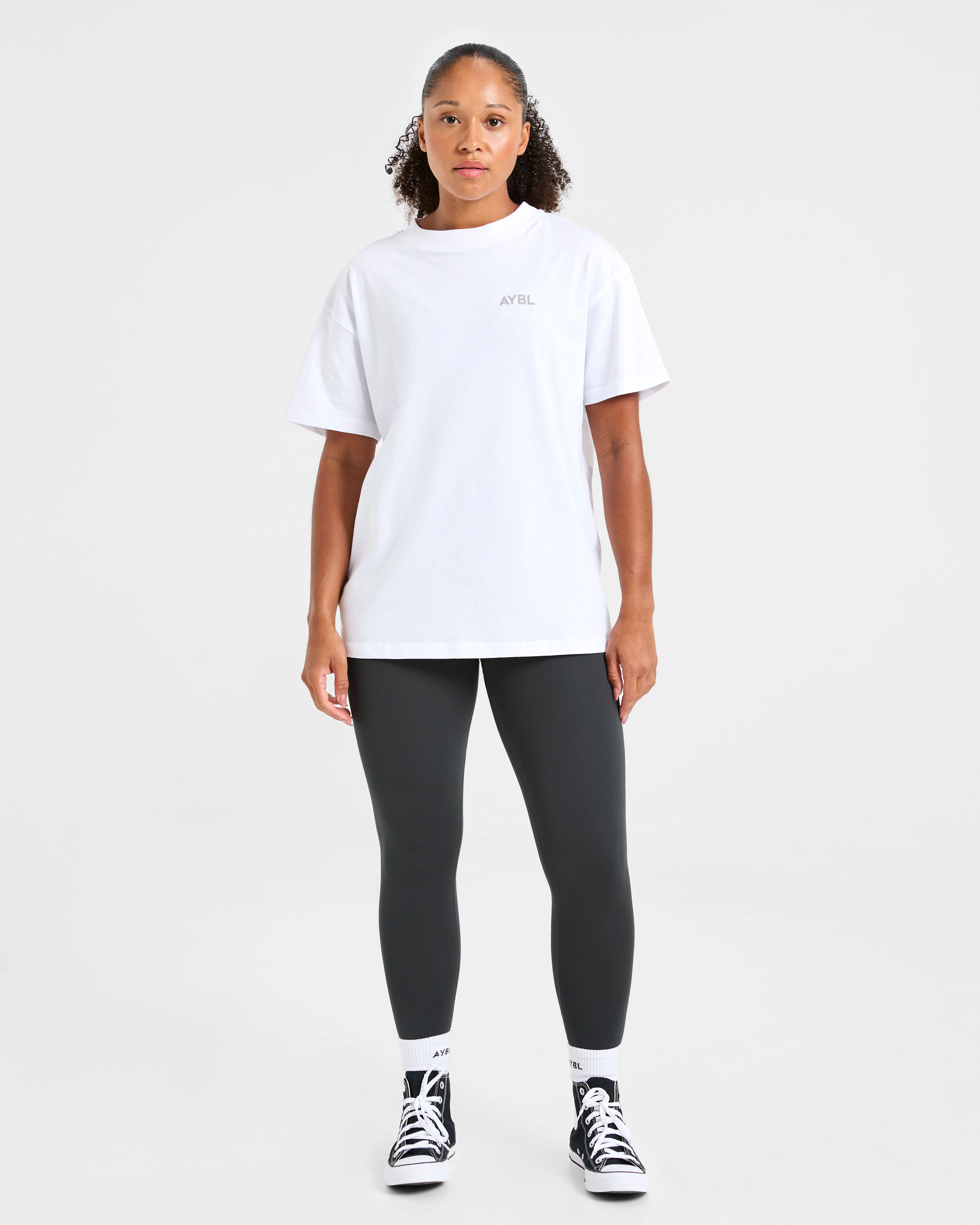 Lift Graphic Oversized T Shirt - Blanc - Image 3