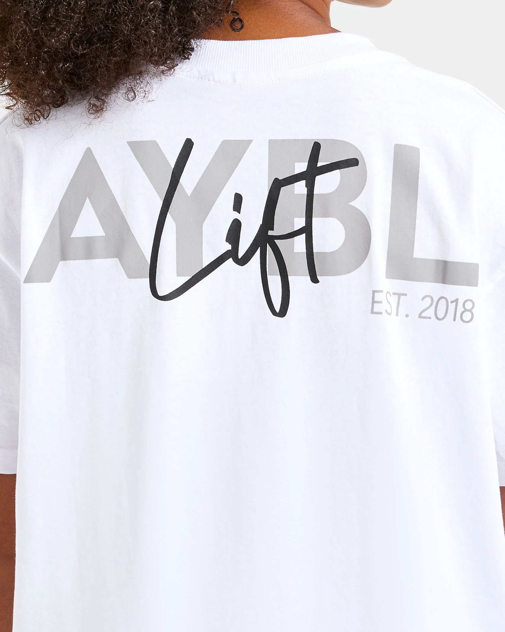 Lift Graphic Oversized T Shirt - Blanc - Image 6