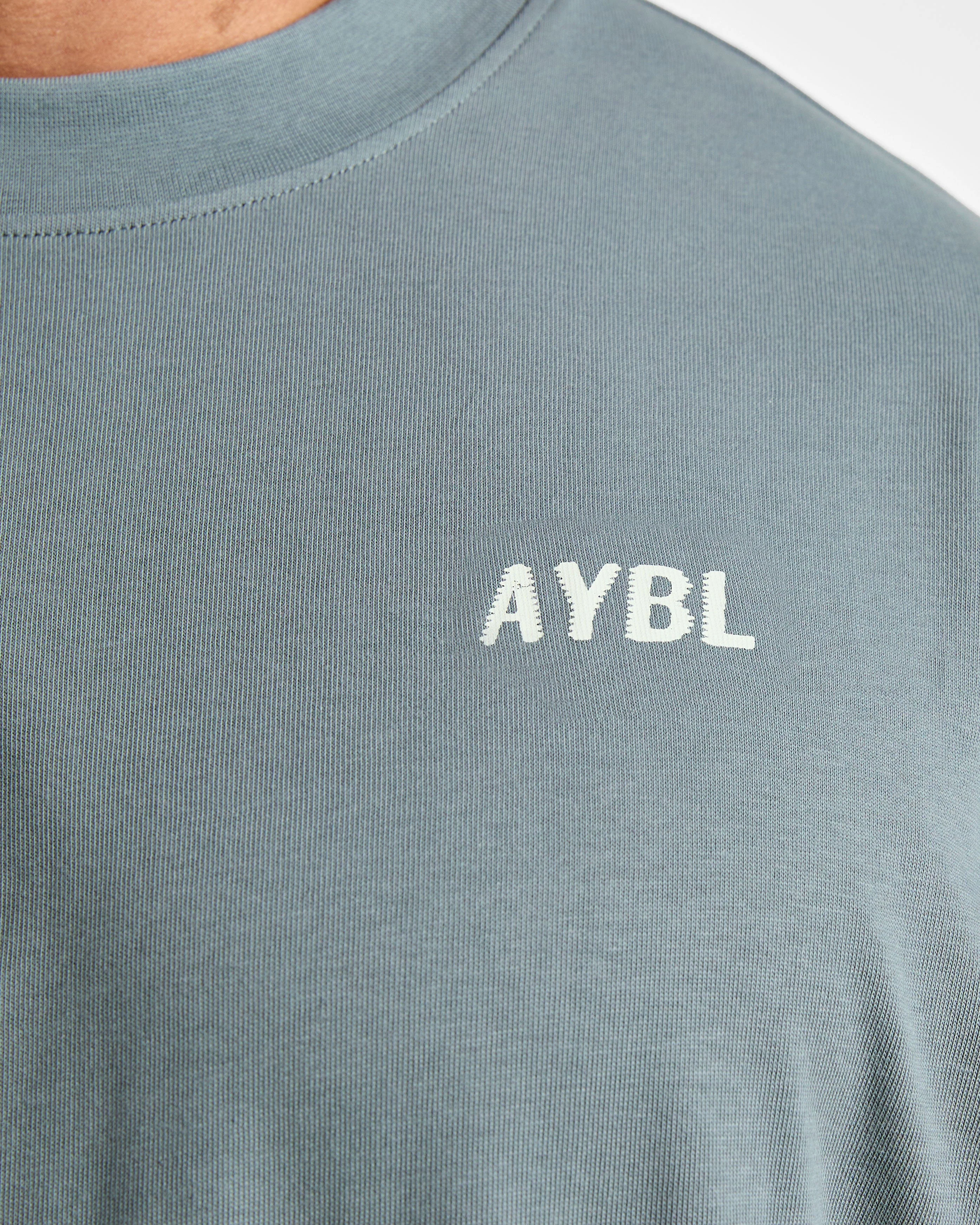 Lift Heavy Oversized T Shirt - Slate Bleu - Image 6