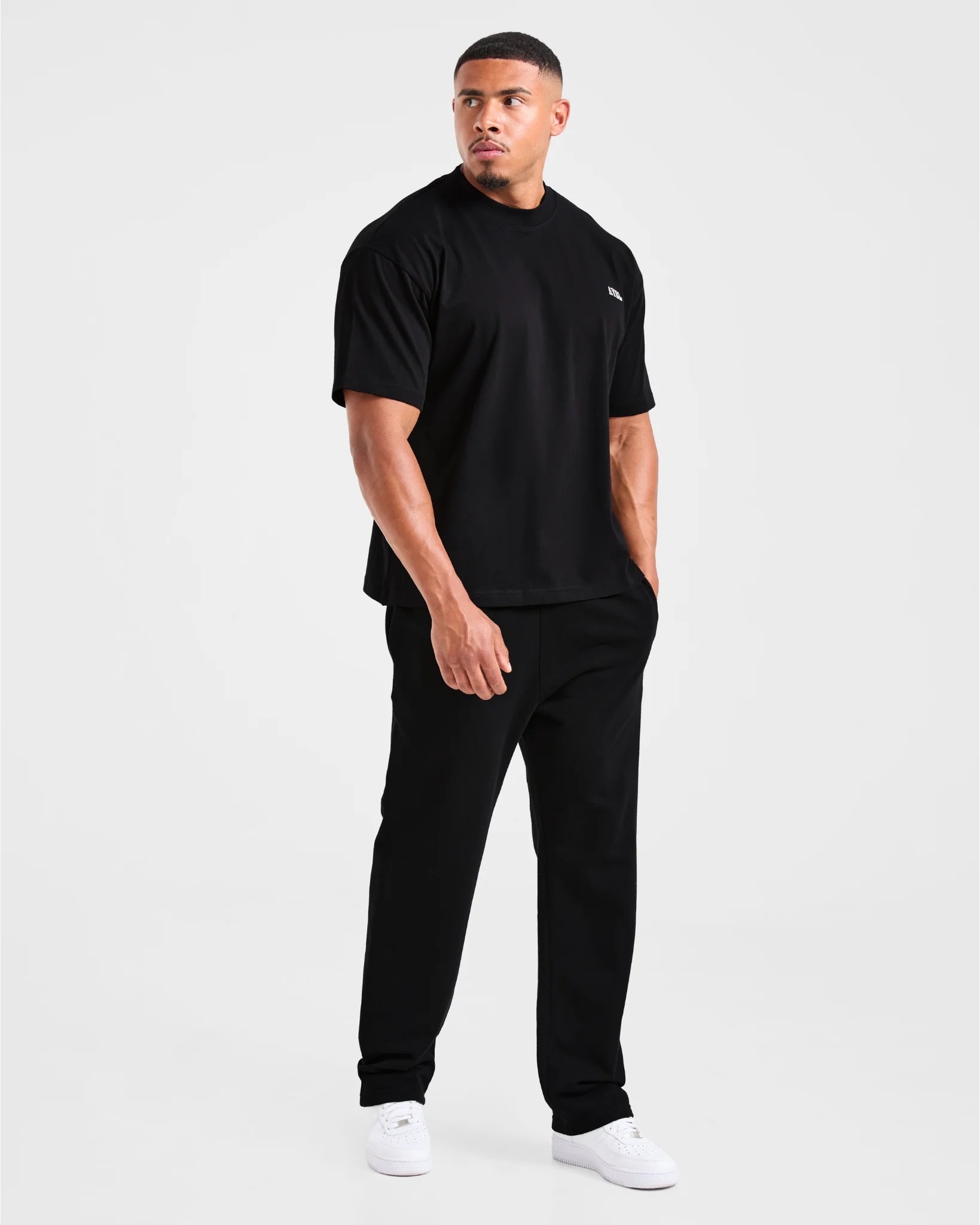 Lifting Essentials Oversized T Shirt - Noir - Image 7