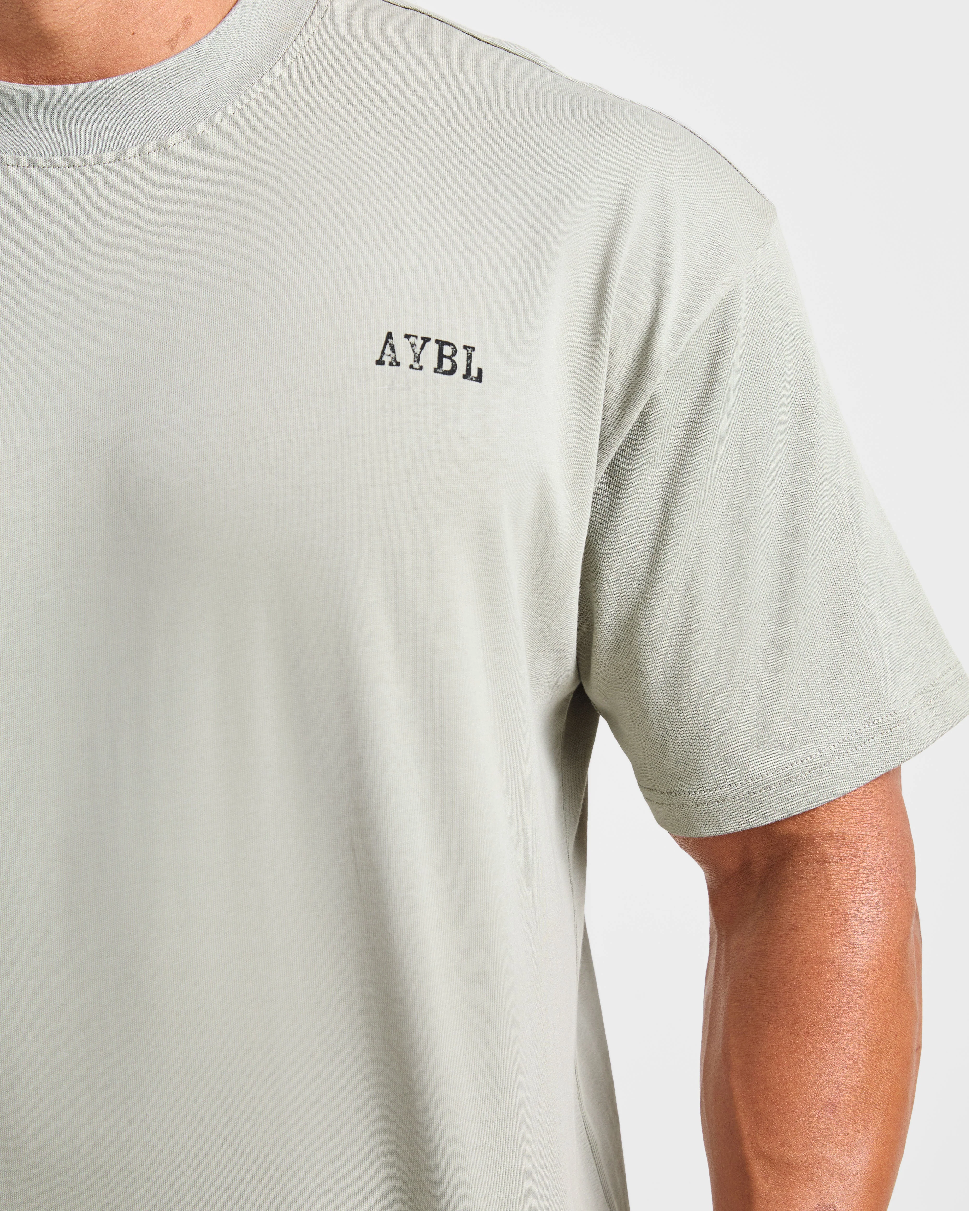 Lifting Essentials Oversized T Shirt - Stone Sage - Image 5