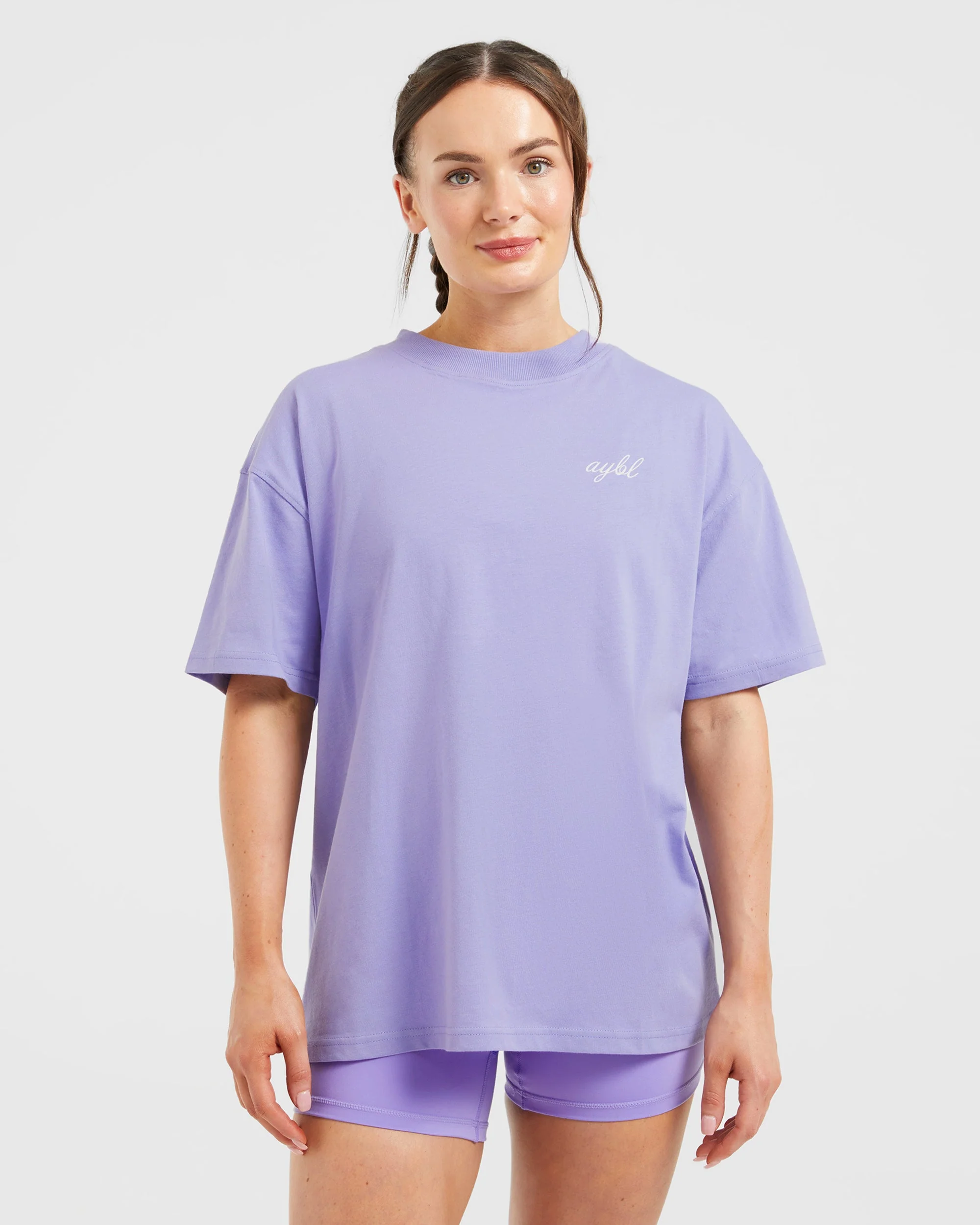 Manifest Oversized T Shirt - Violet - Image 2