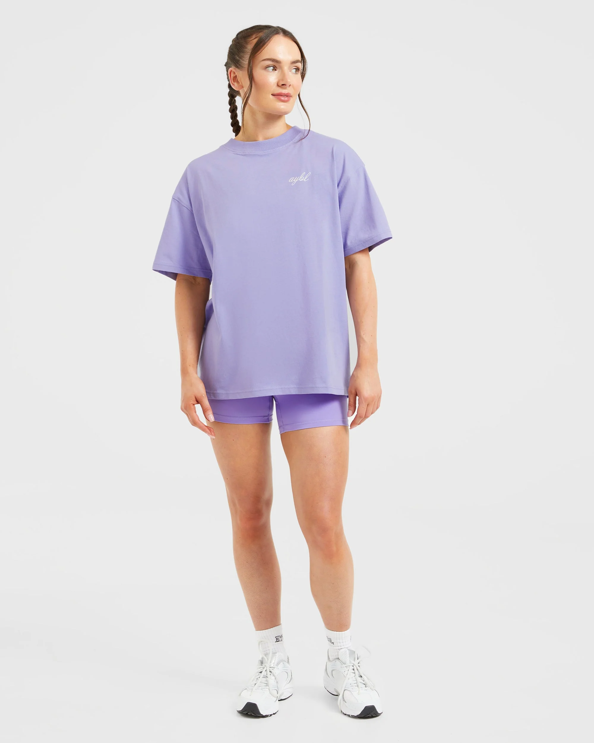 Manifest Oversized T Shirt - Violet - Image 3