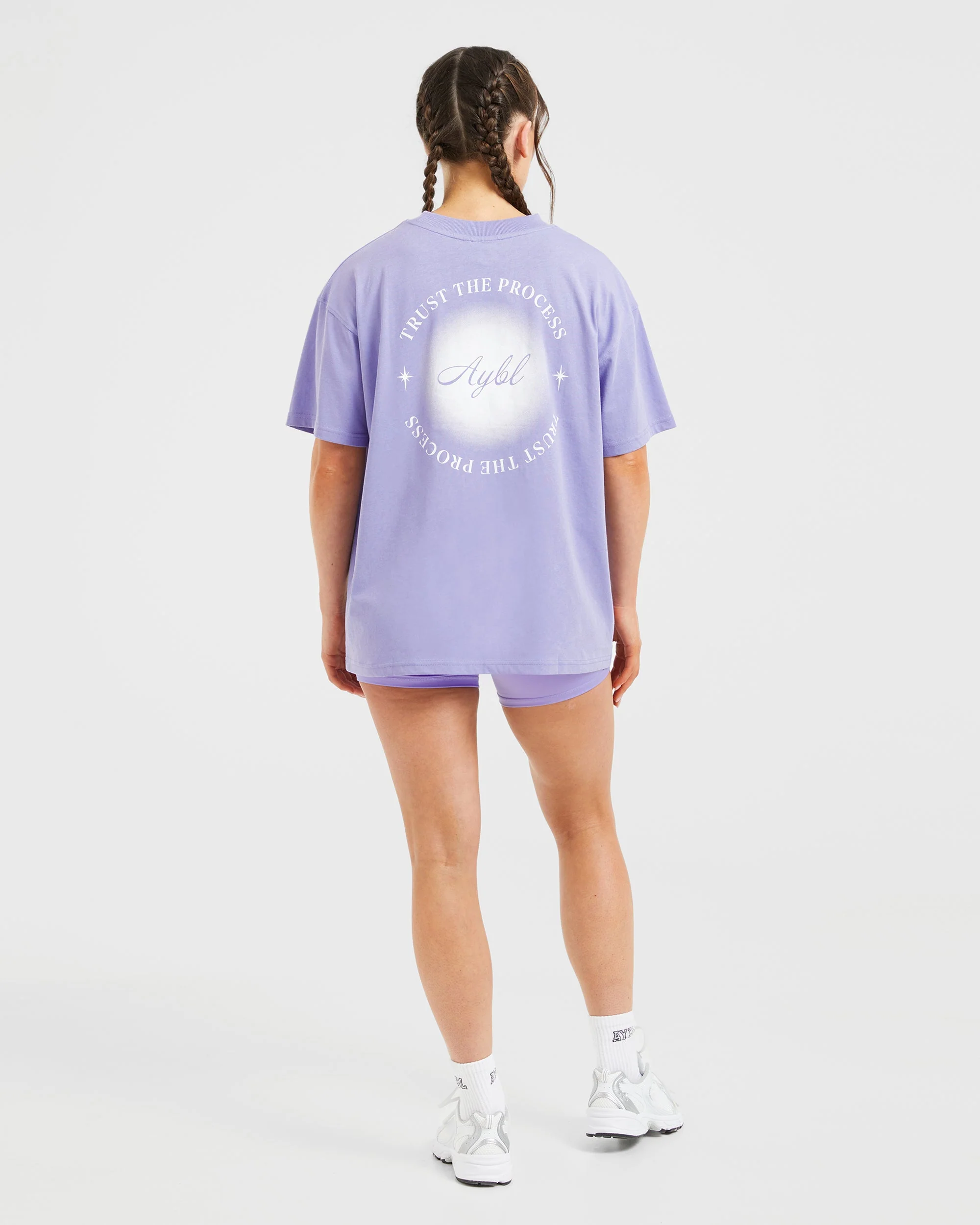 Manifest Oversized T Shirt - Violet - Image 4
