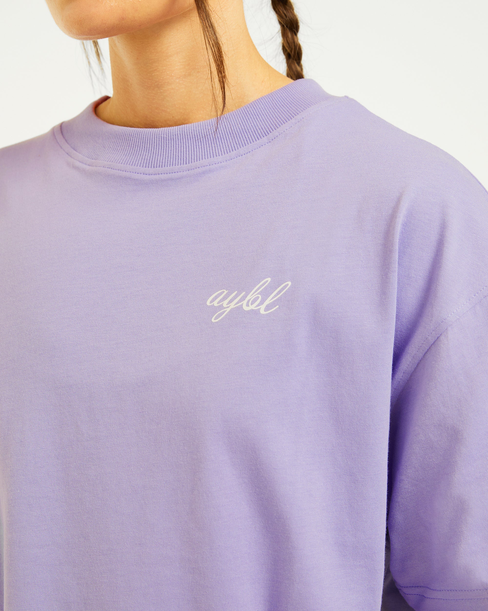 Manifest Oversized T Shirt - Violet - Image 6