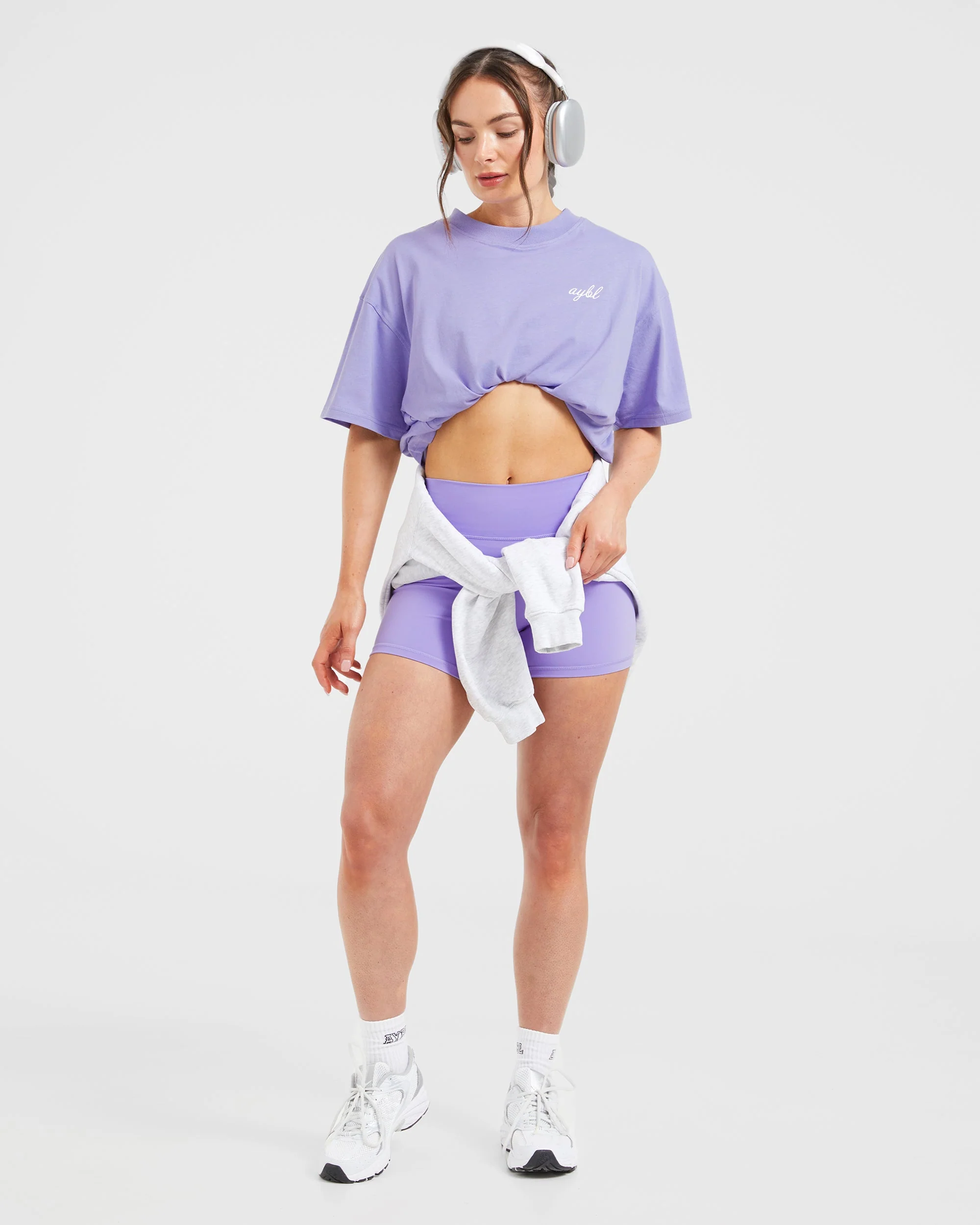 Manifest Oversized T Shirt - Violet - Image 7