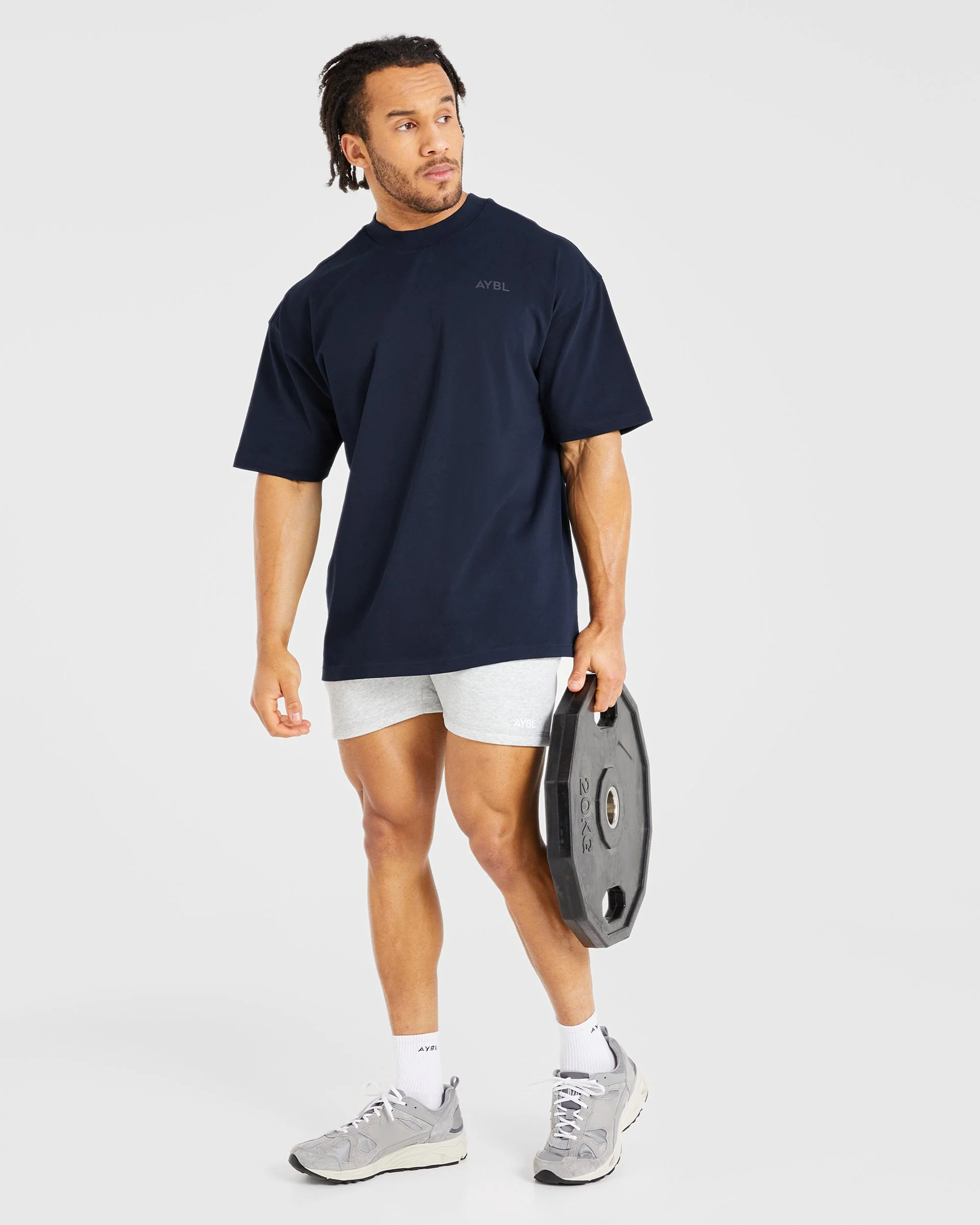 Essential Oversized T Shirt - Navy - Image 7