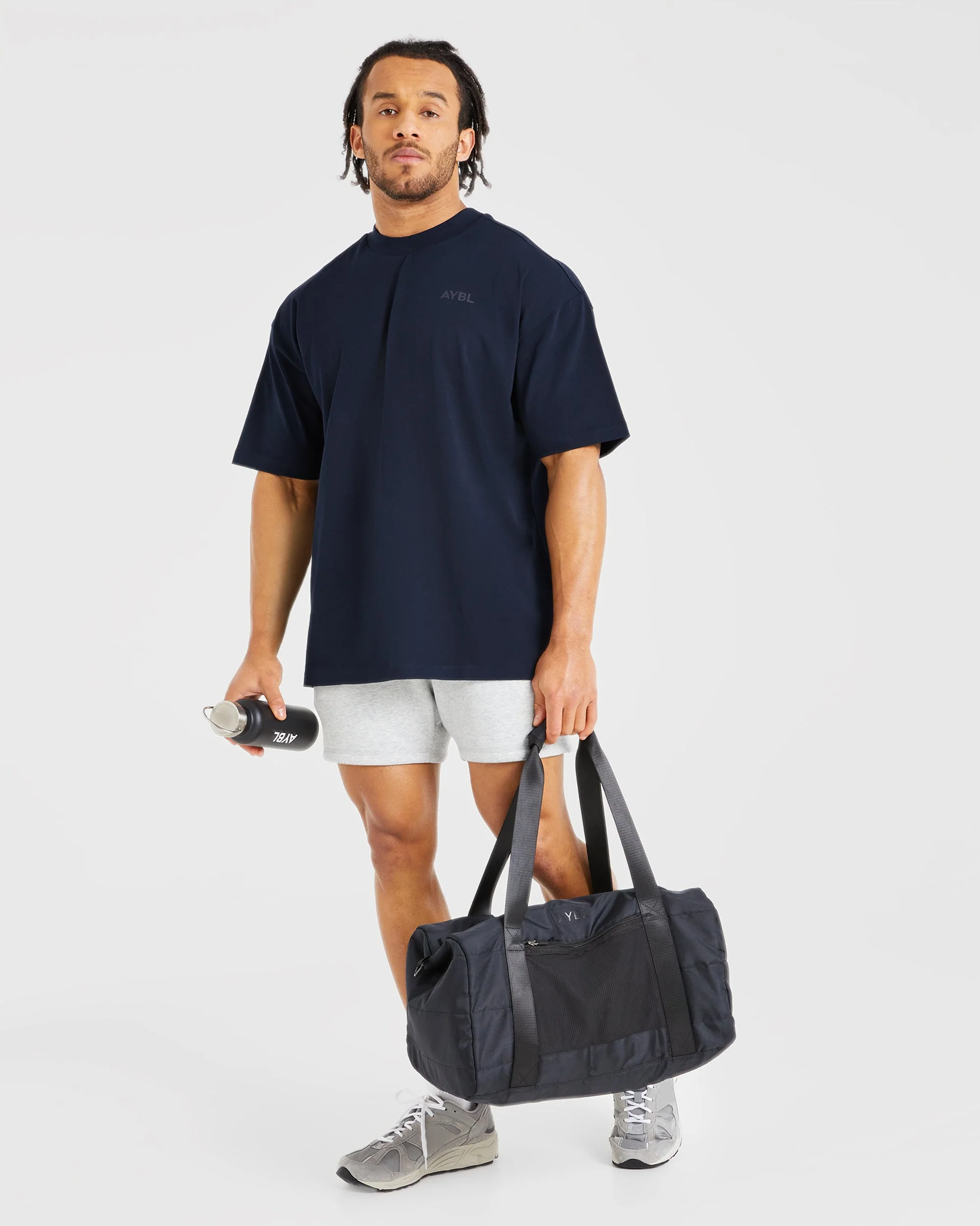 Essential Oversized T Shirt - Navy - Image 8
