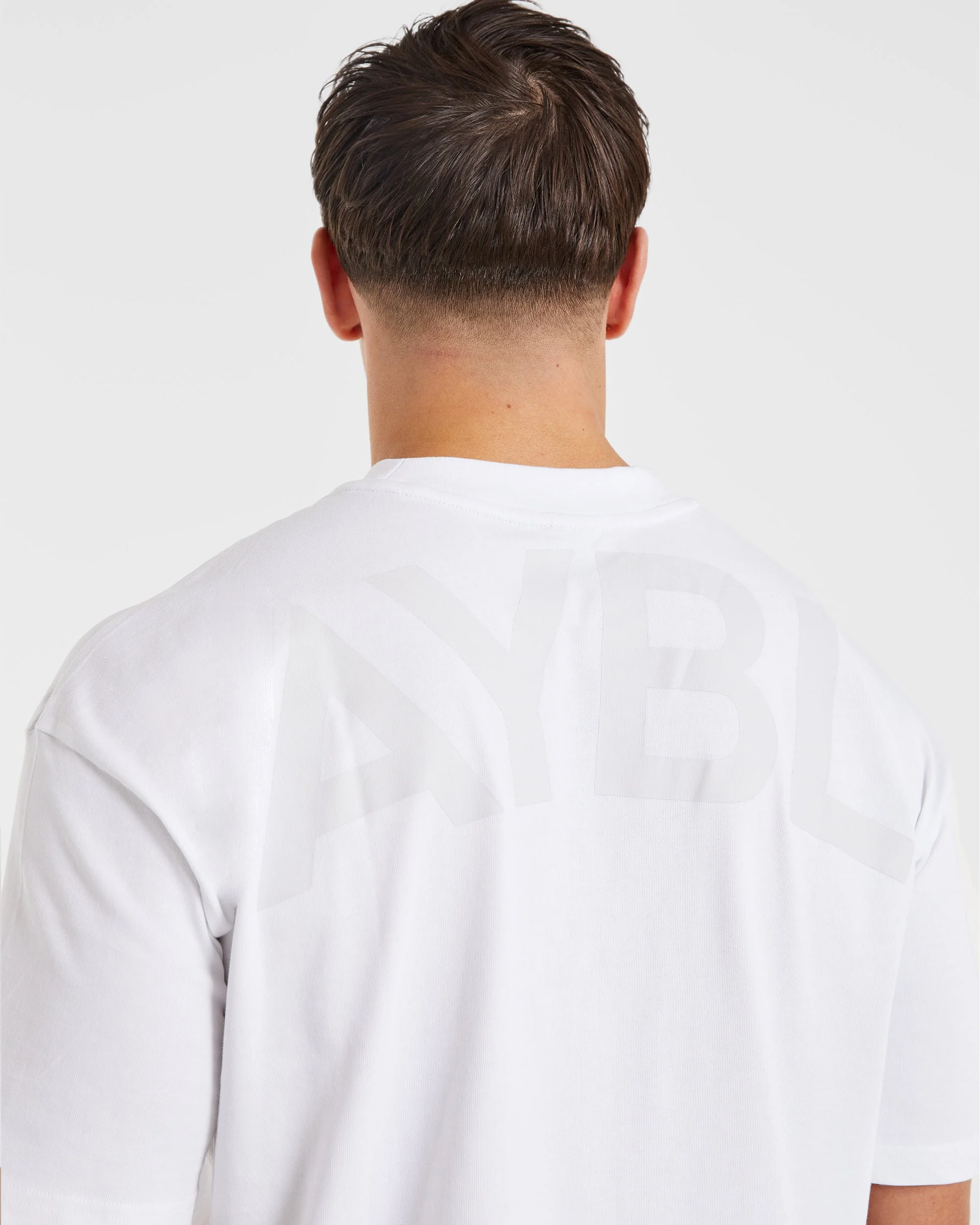 Essential Oversized T Shirt - Blanc - Image 6