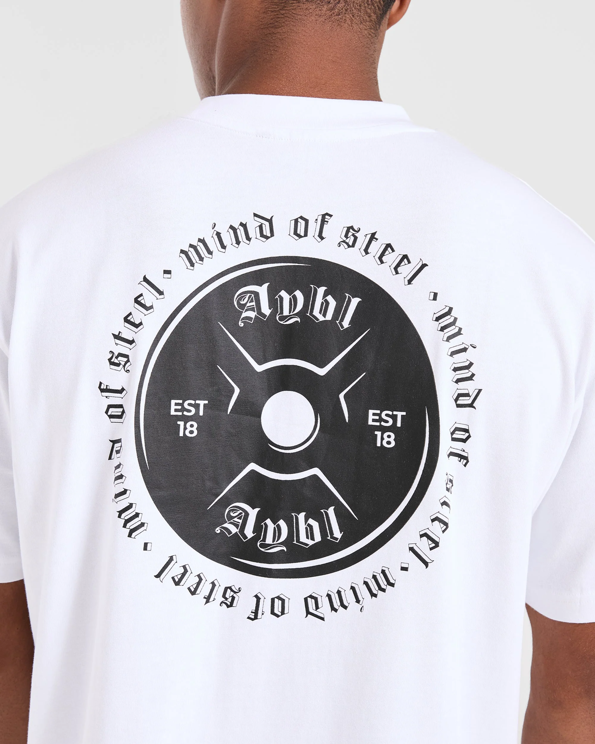 Mind of Steel Oversized T Shirt - Blanc - Image 6