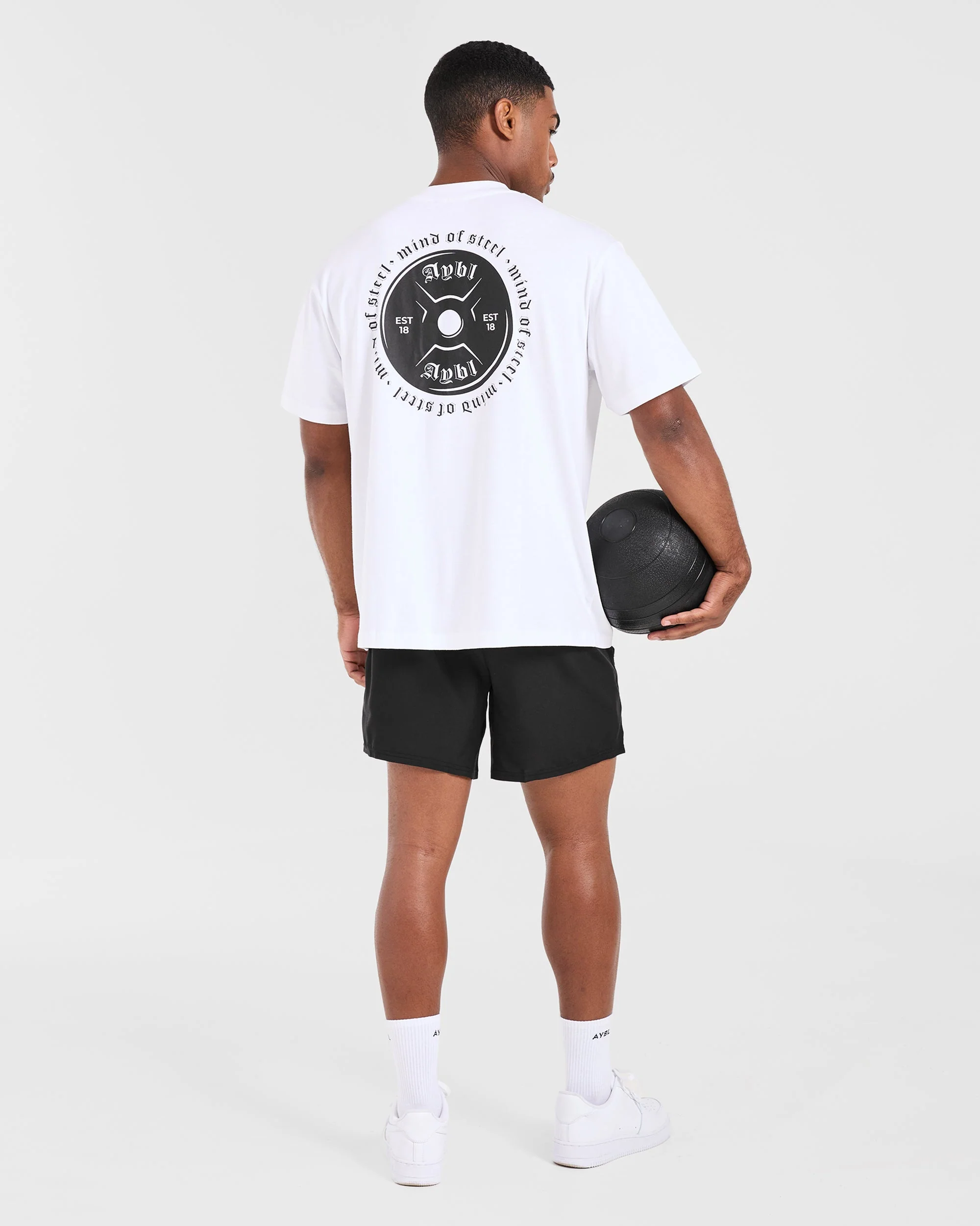 Mind of Steel Oversized T Shirt - Blanc - Image 7