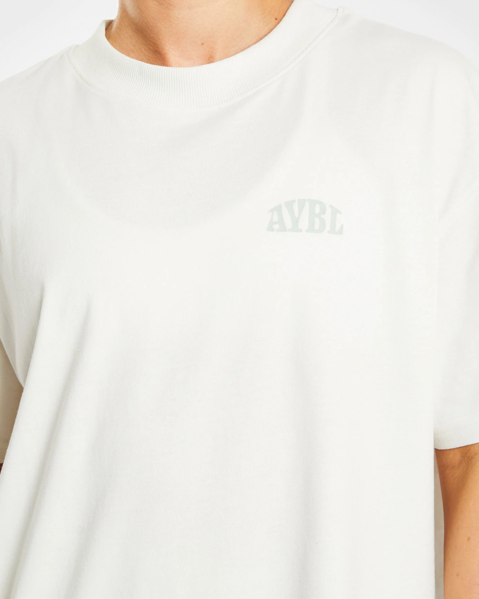 Mind Over Matter Oversized T Shirt - Beige/Vert - Image 13