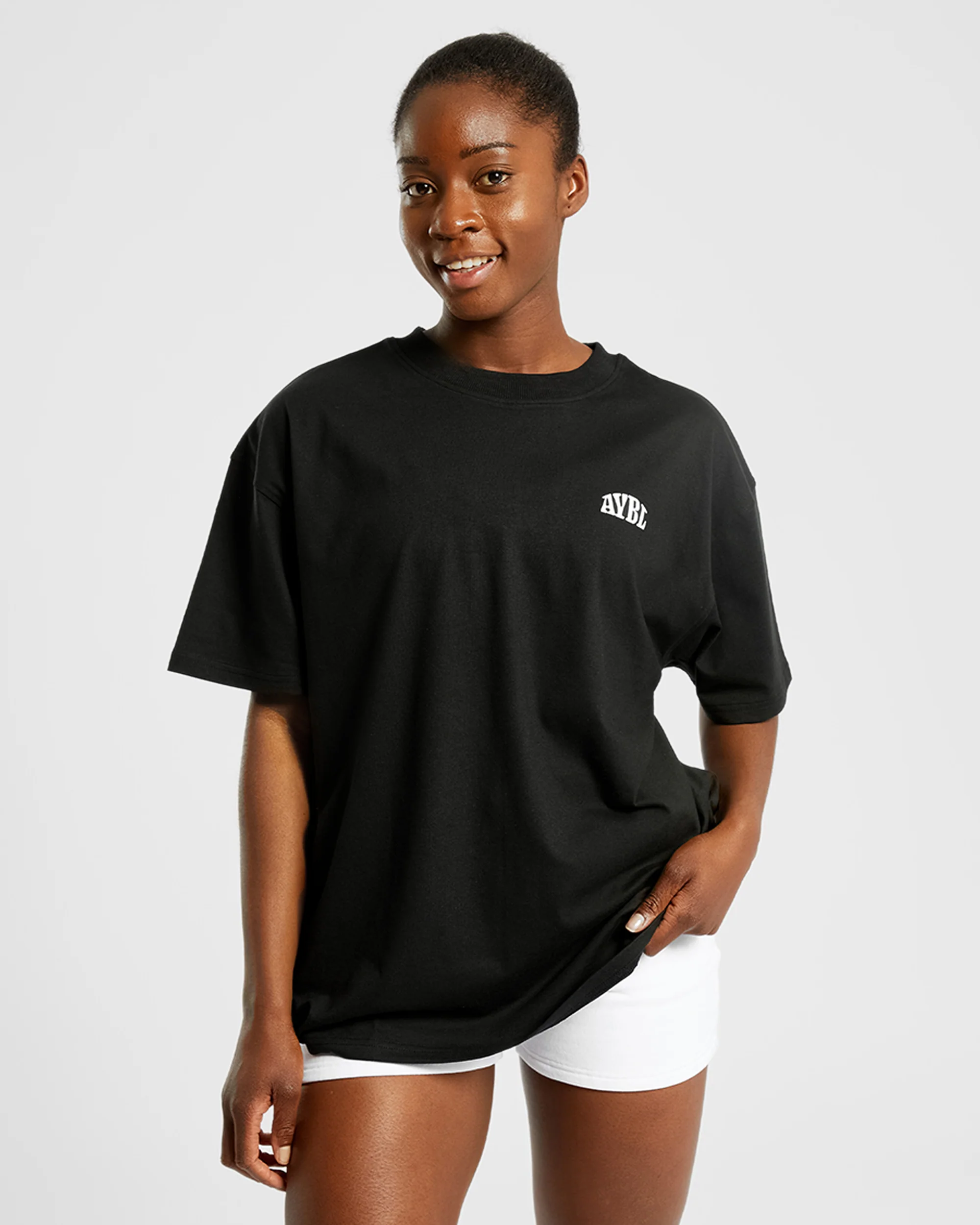 Mind Over Matter Oversized T Shirt - Noir - Image 10