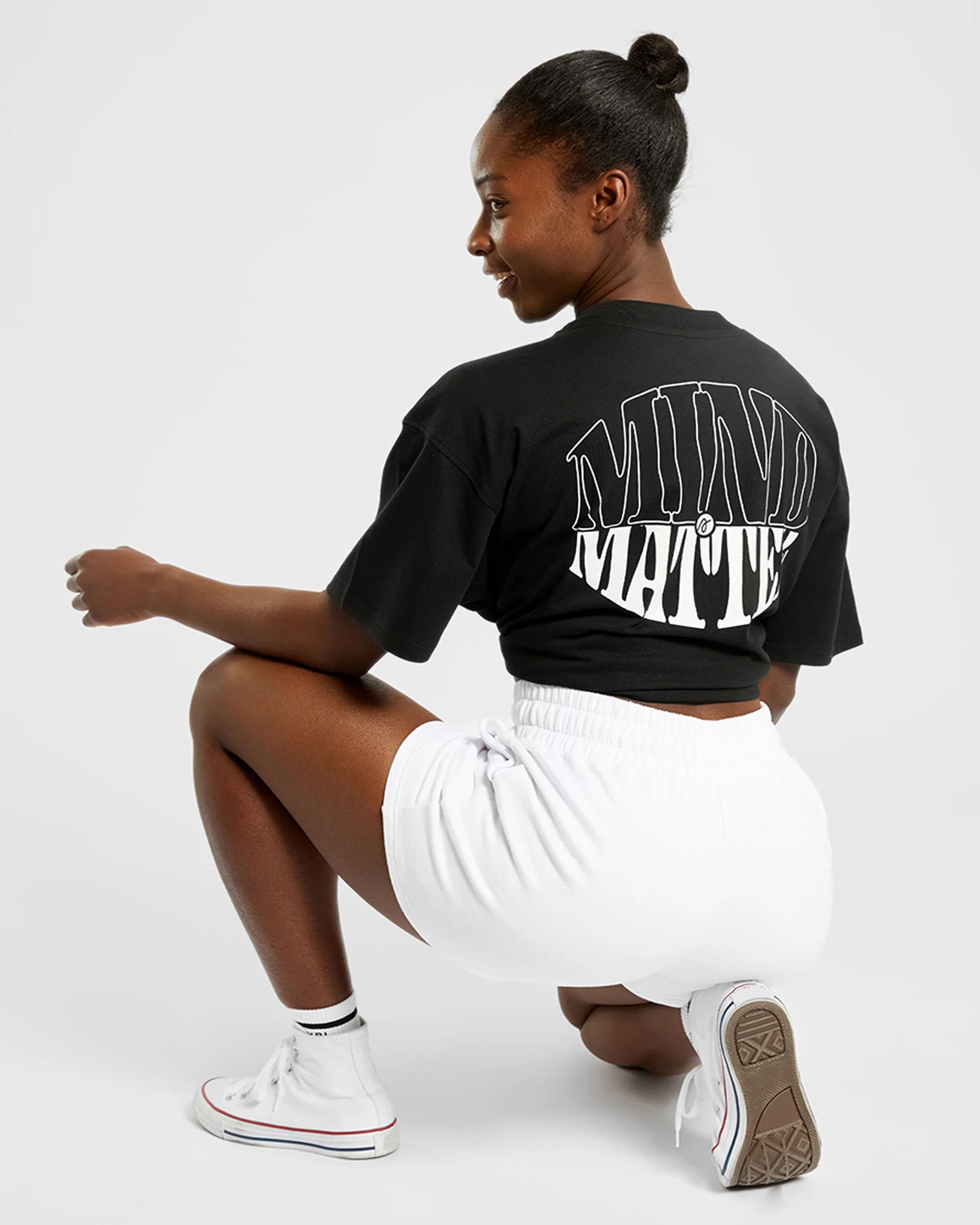 Mind Over Matter Oversized T Shirt - Noir - Image 16