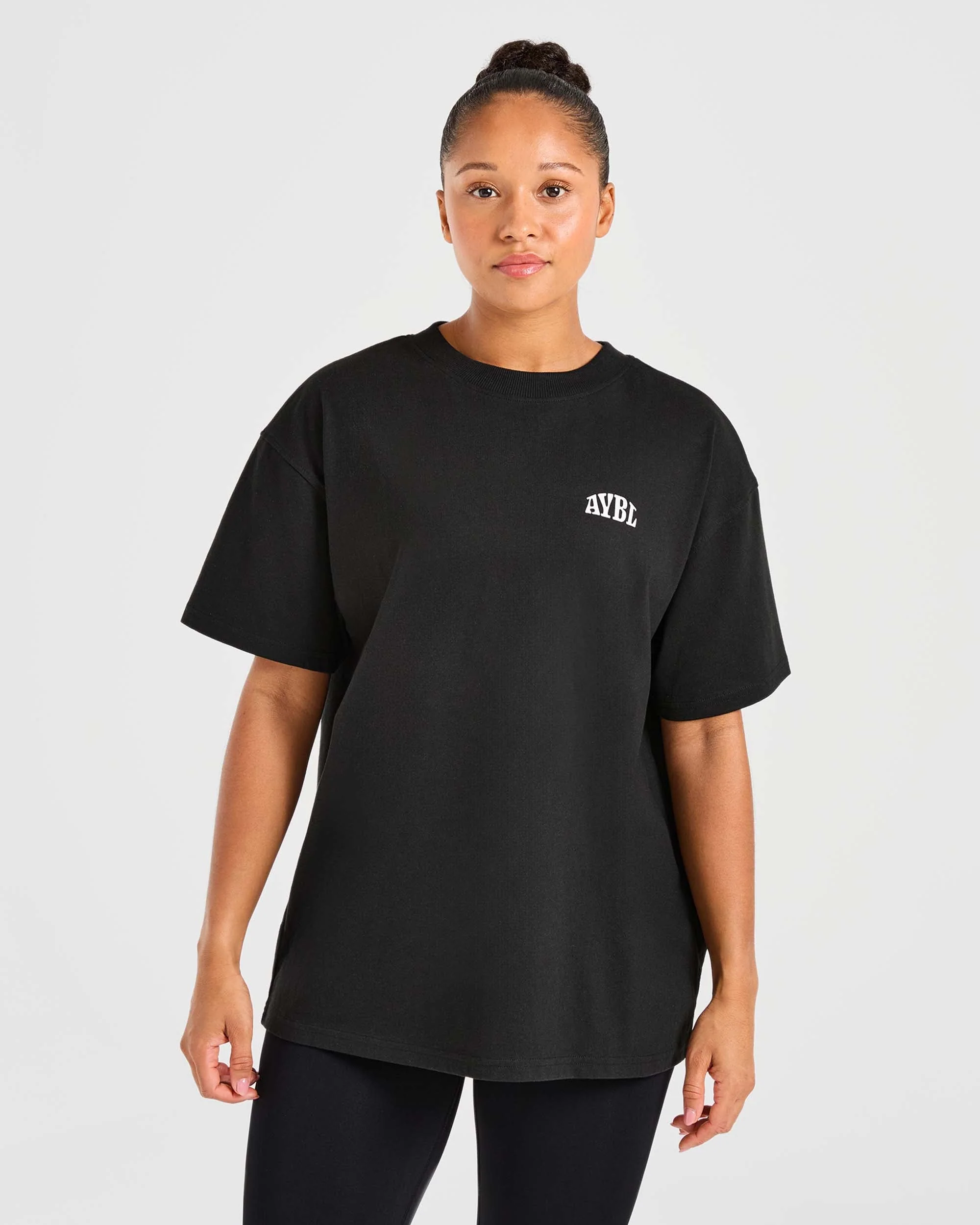 Mind Over Matter Oversized T Shirt - Noir - Image 2