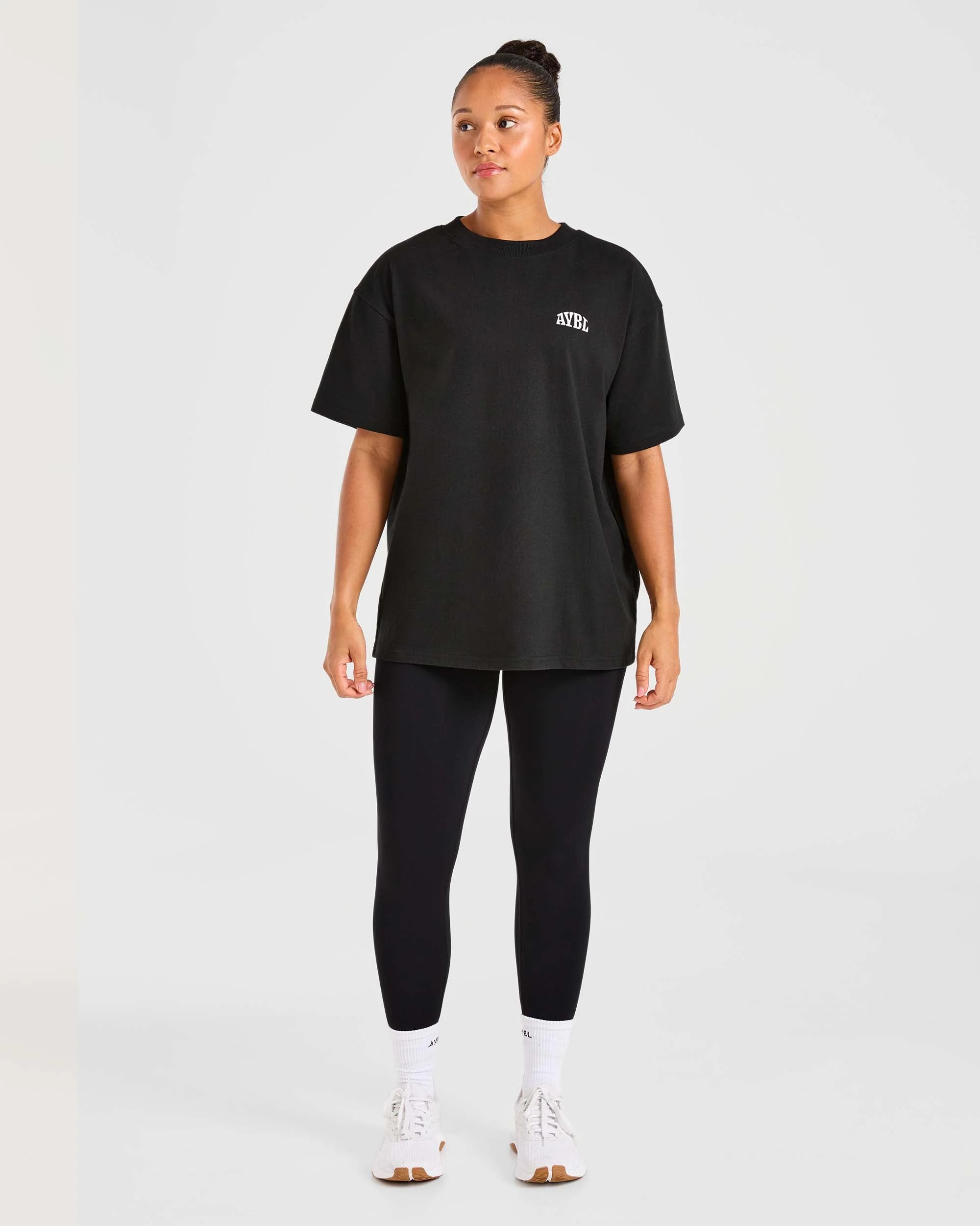 Mind Over Matter Oversized T Shirt - Noir - Image 4
