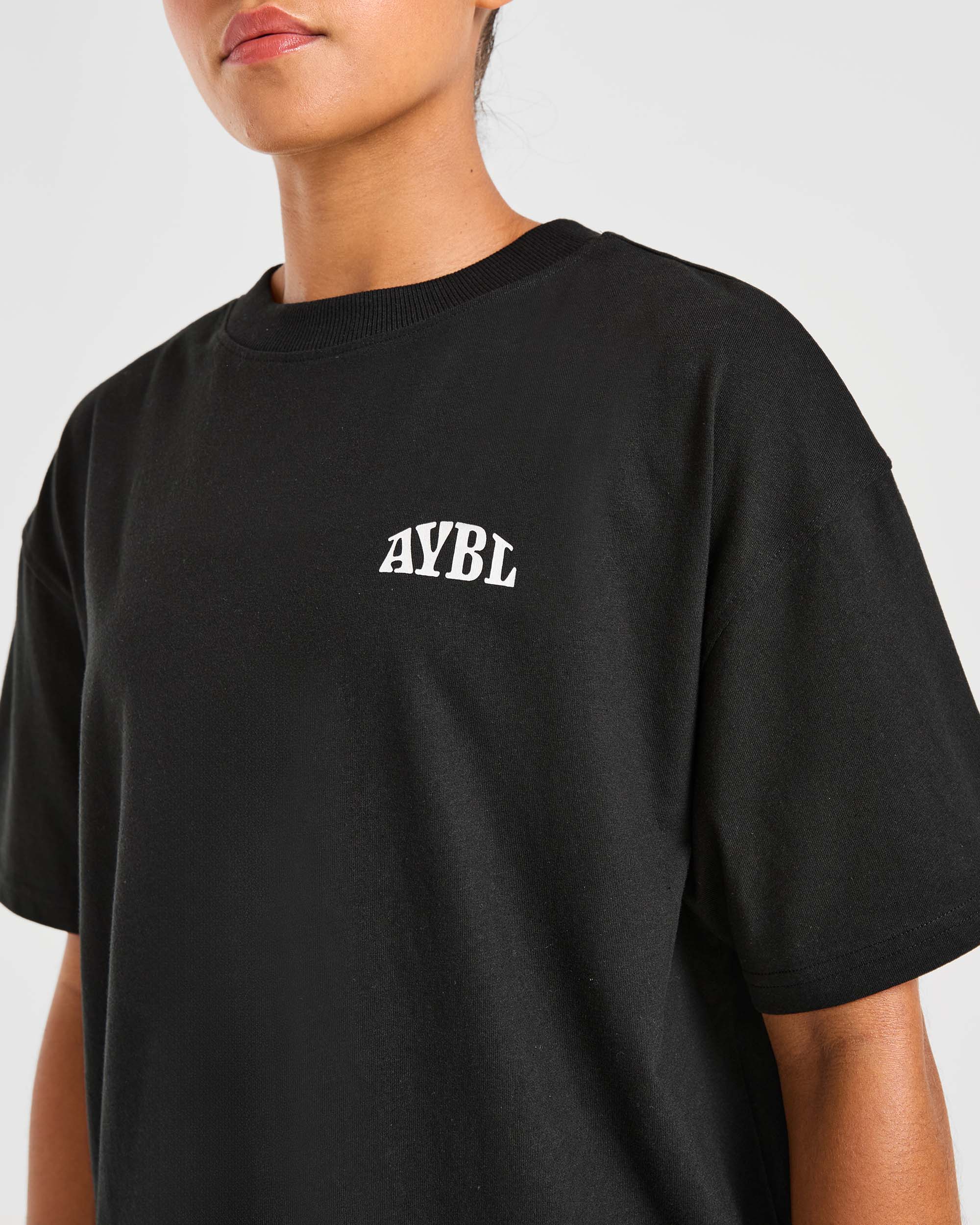 Mind Over Matter Oversized T Shirt - Noir - Image 5