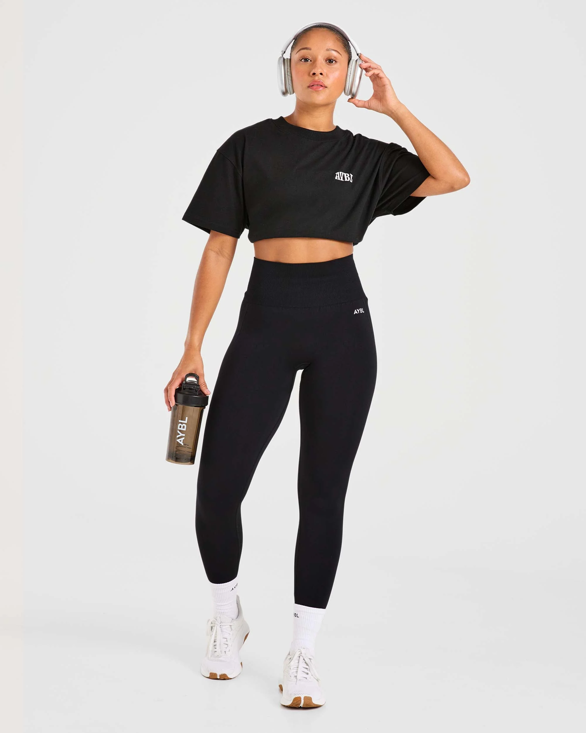 Mind Over Matter Oversized T Shirt - Noir - Image 8