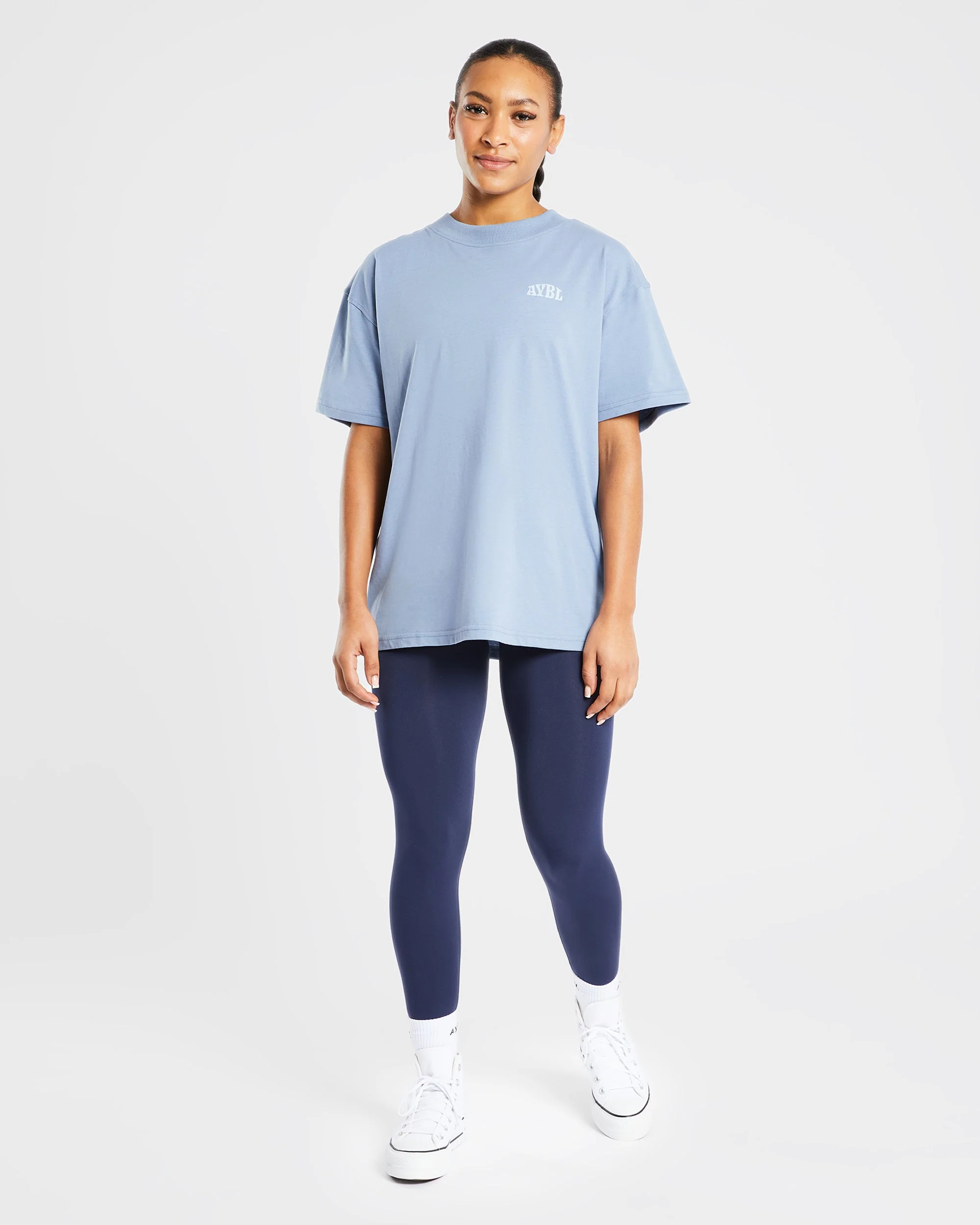 Mind Over Matter Oversized T Shirt - Bleu - Image 3