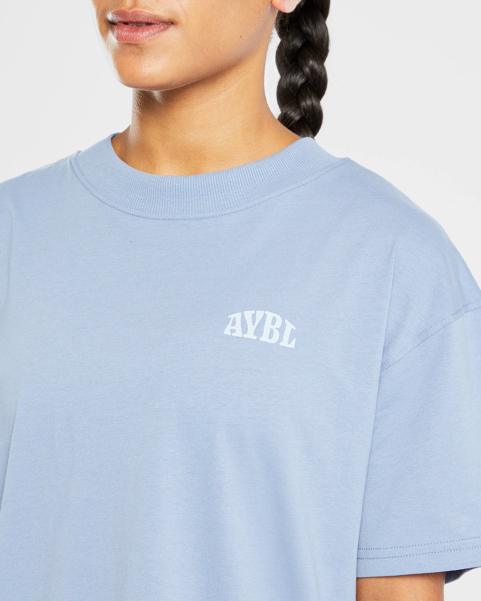 Mind Over Matter Oversized T Shirt - Bleu - Image 5