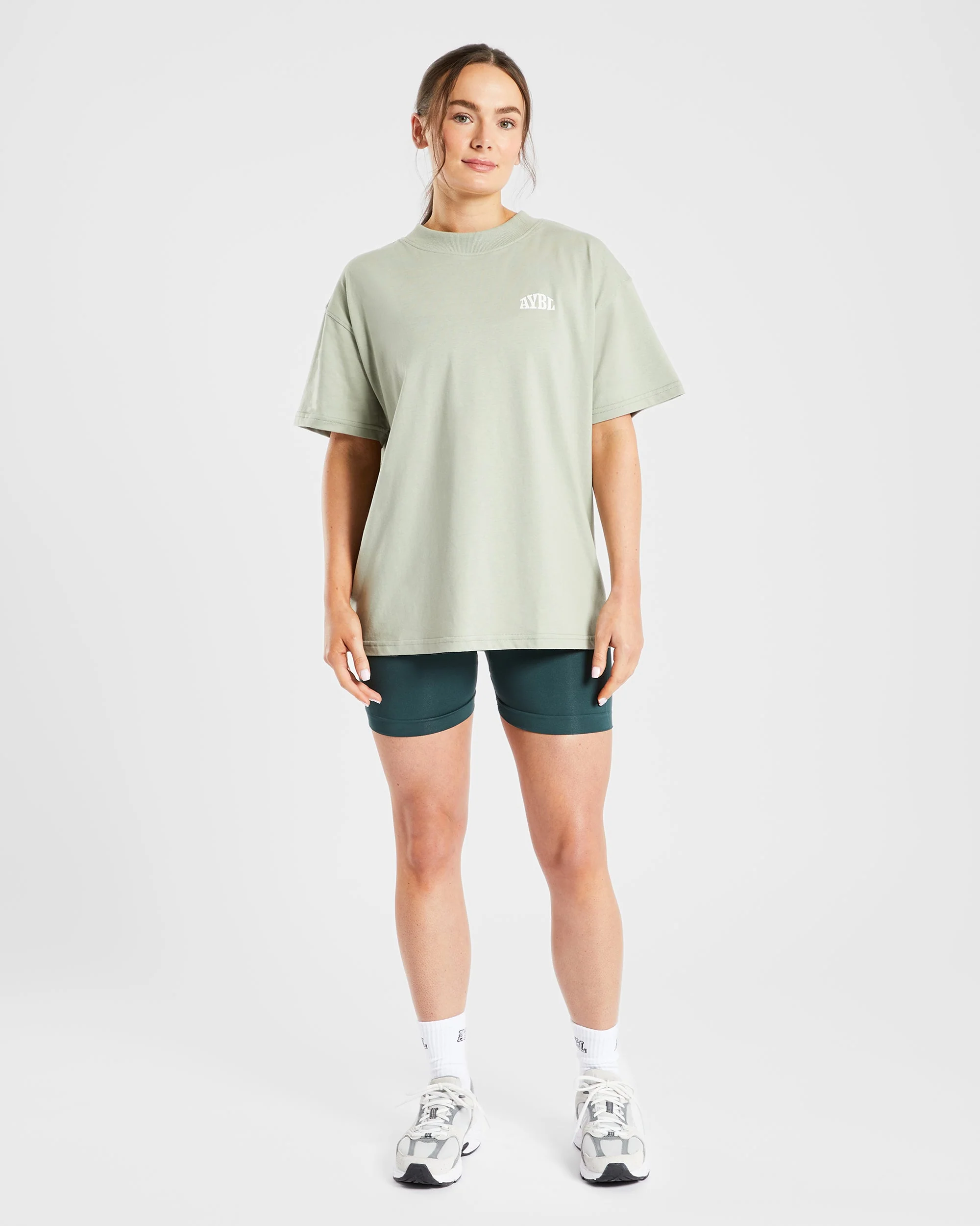 Mind Over Matter Oversized T Shirt - Vert - Image 3