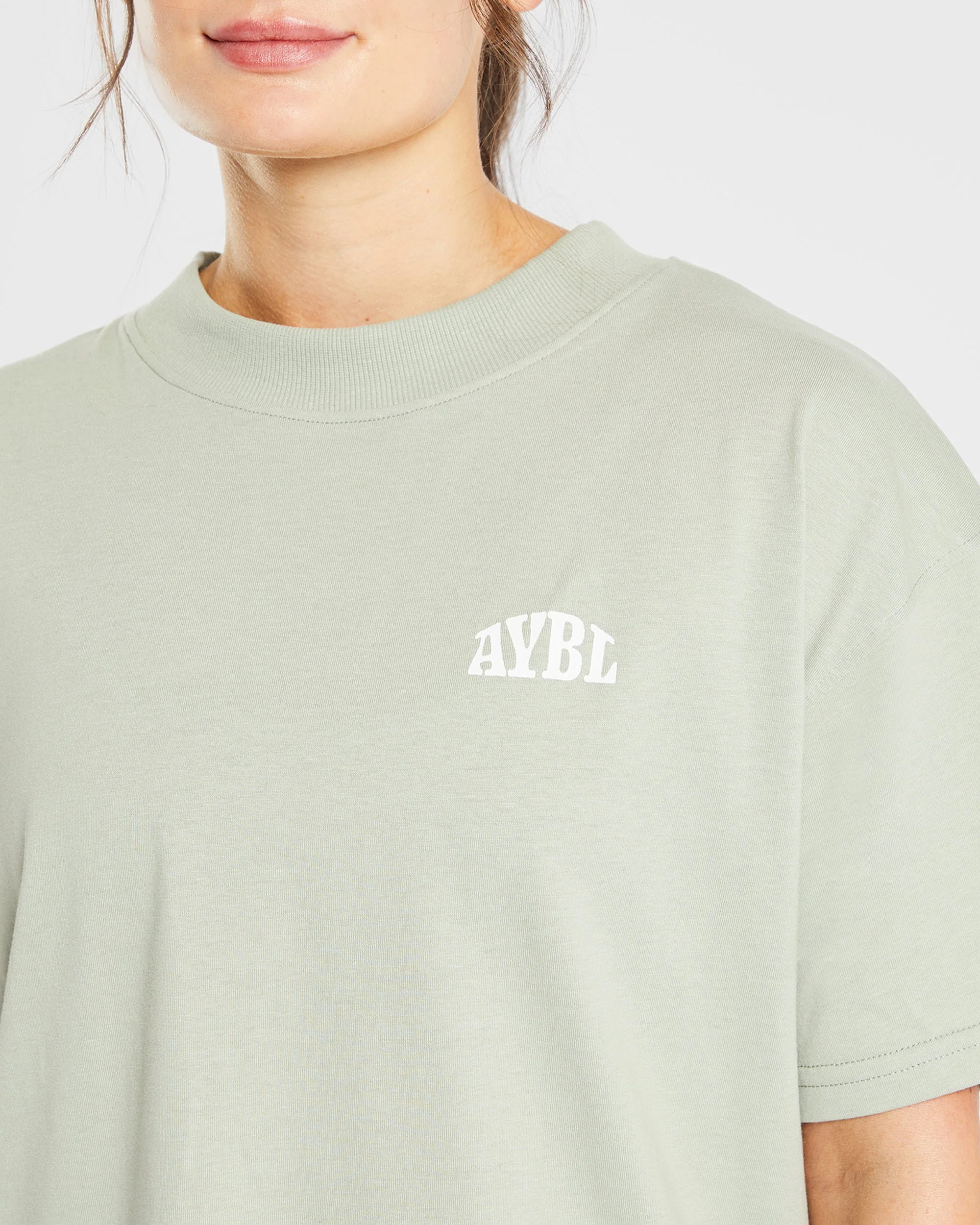 Mind Over Matter Oversized T Shirt - Vert - Image 5