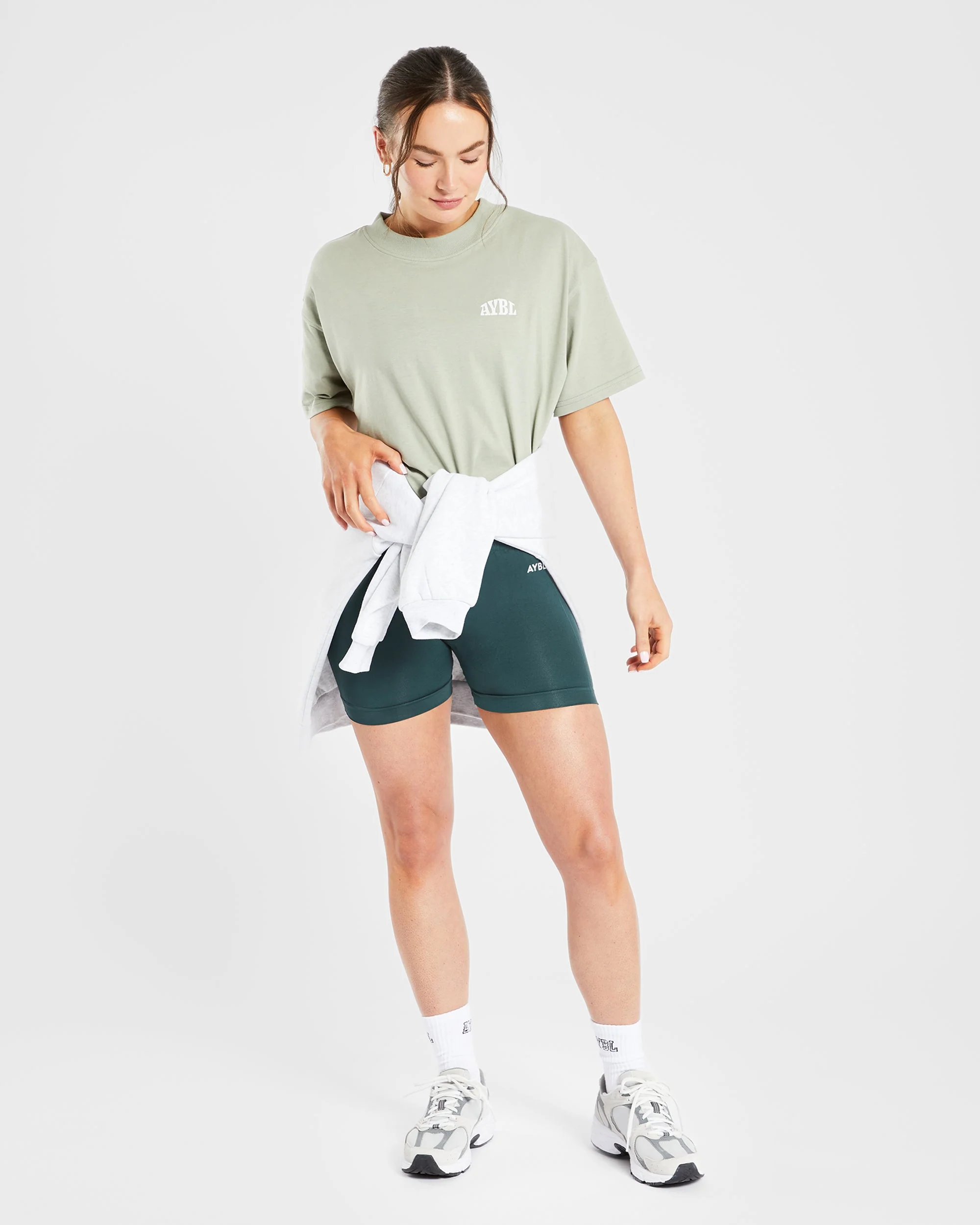 Mind Over Matter Oversized T Shirt - Vert - Image 7