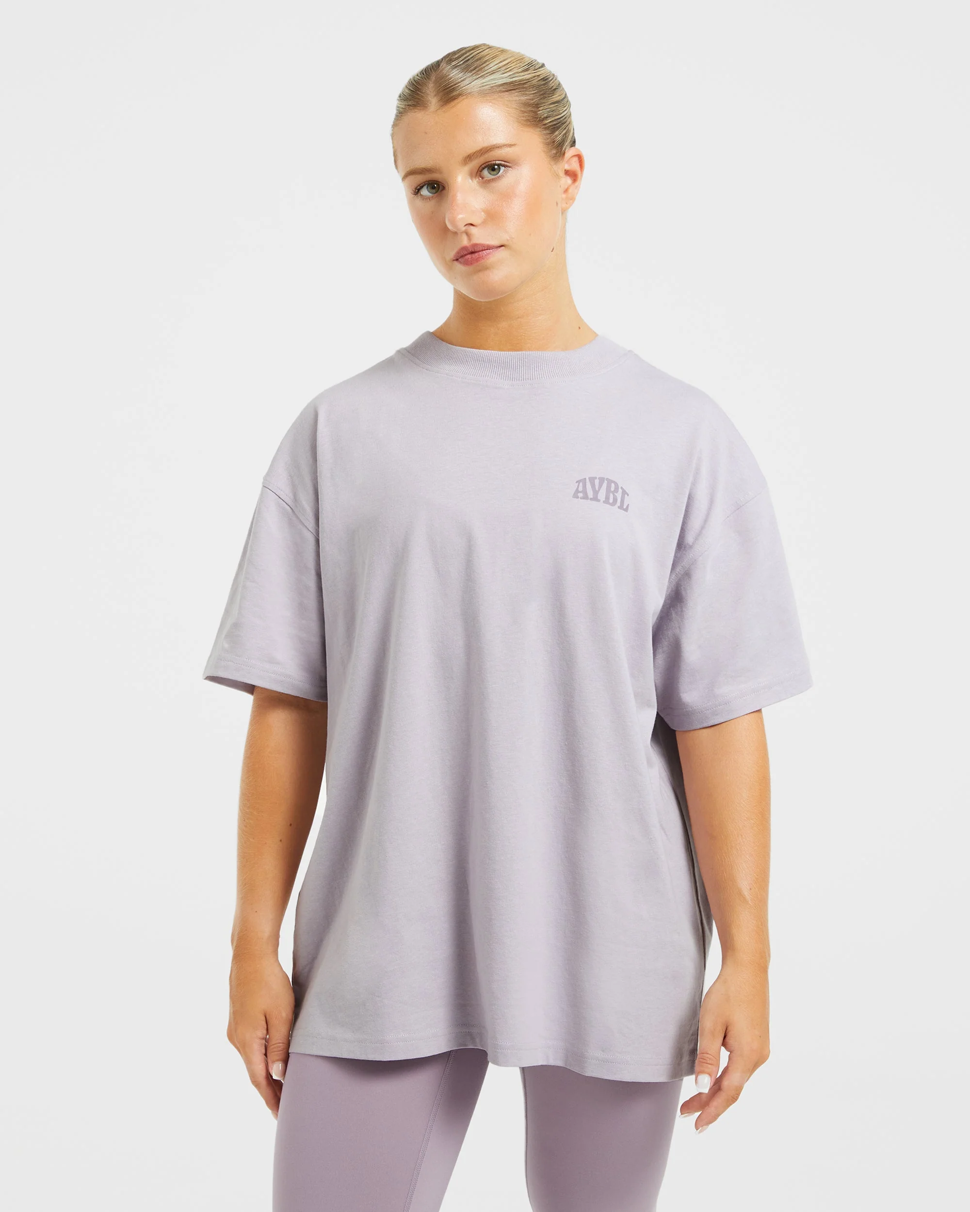 Mind Over Matter Oversized T Shirt - Violet - Image 2