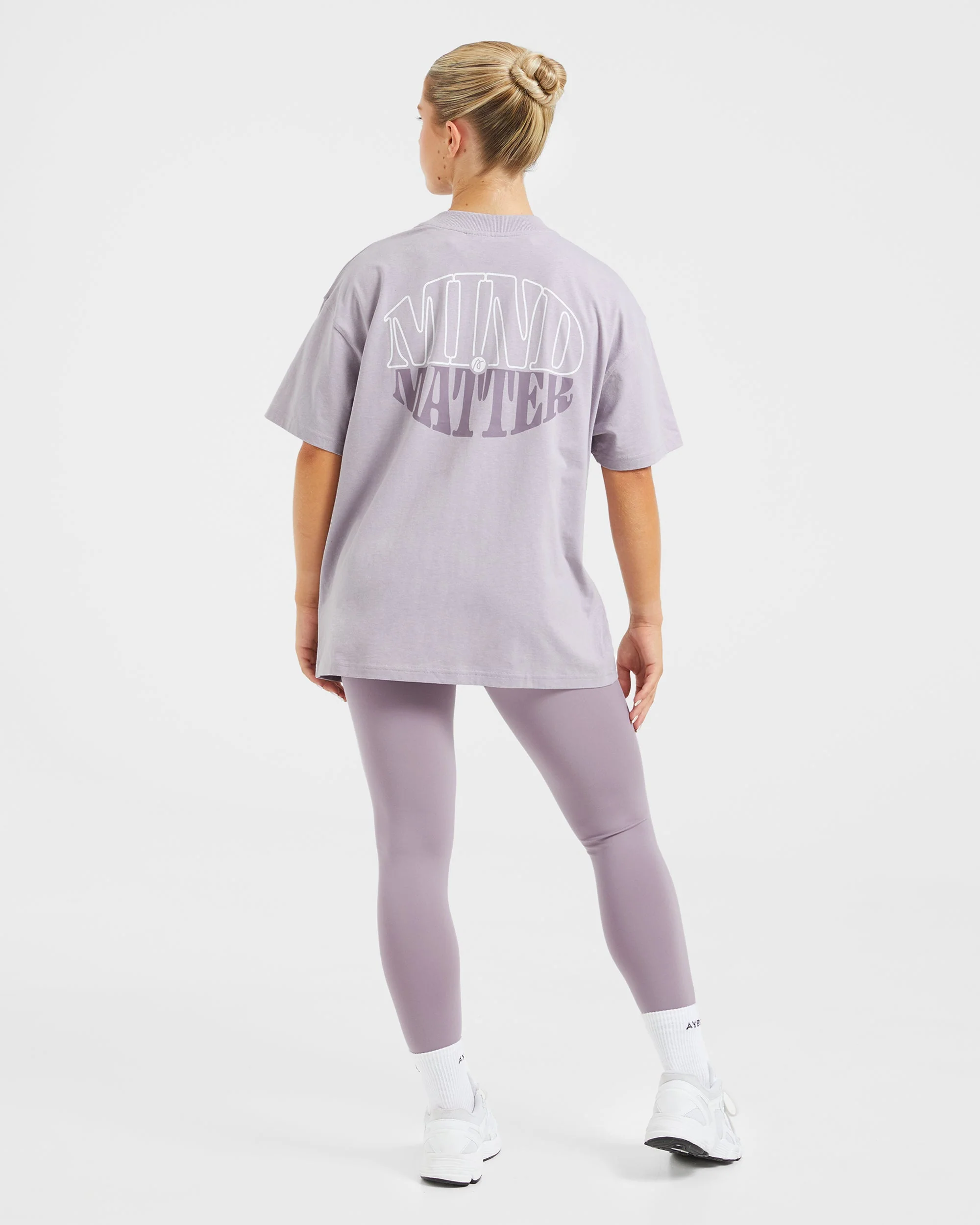 Mind Over Matter Oversized T Shirt - Violet - Image 4