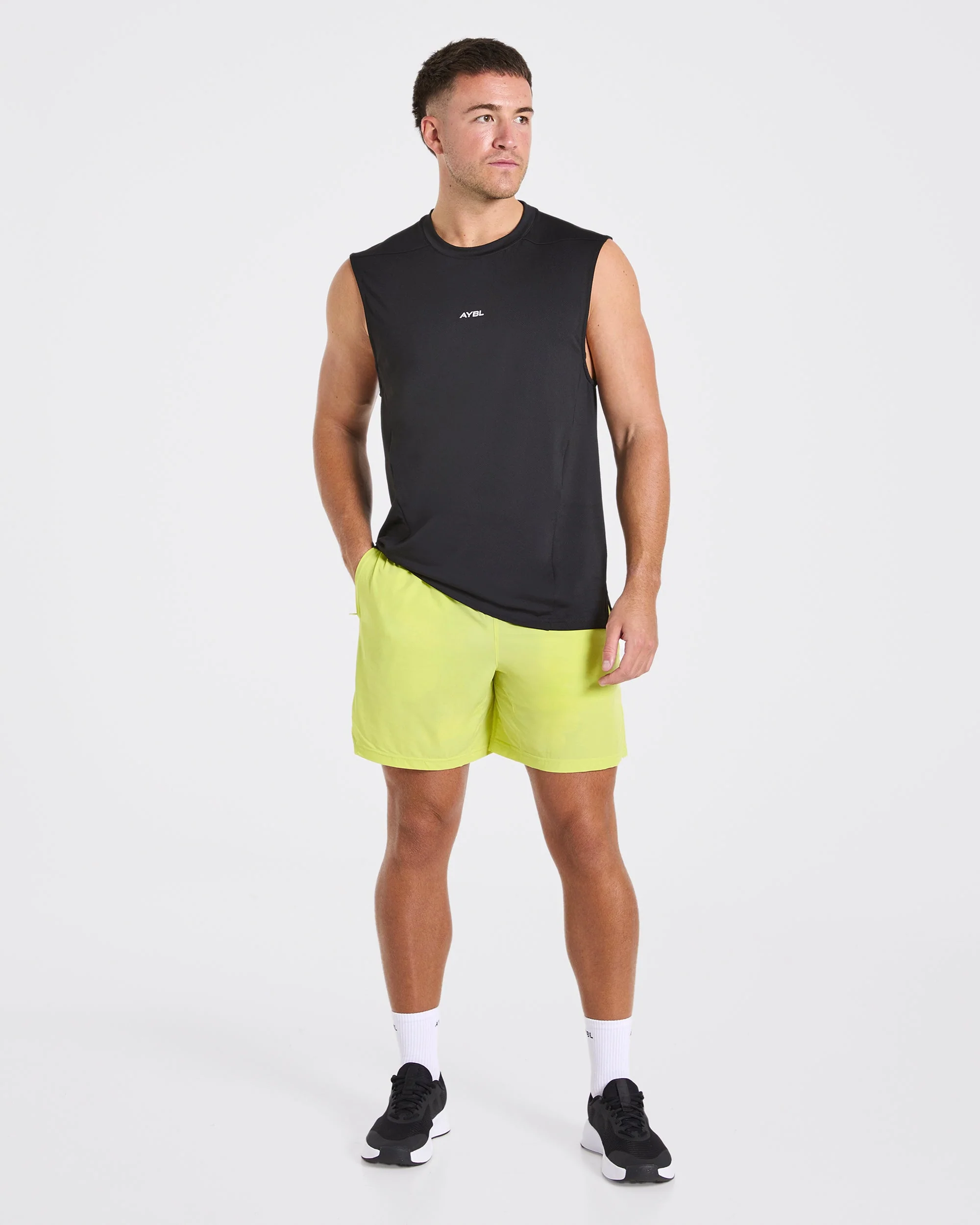 Motion Shorts - Lime Vert - Image 3