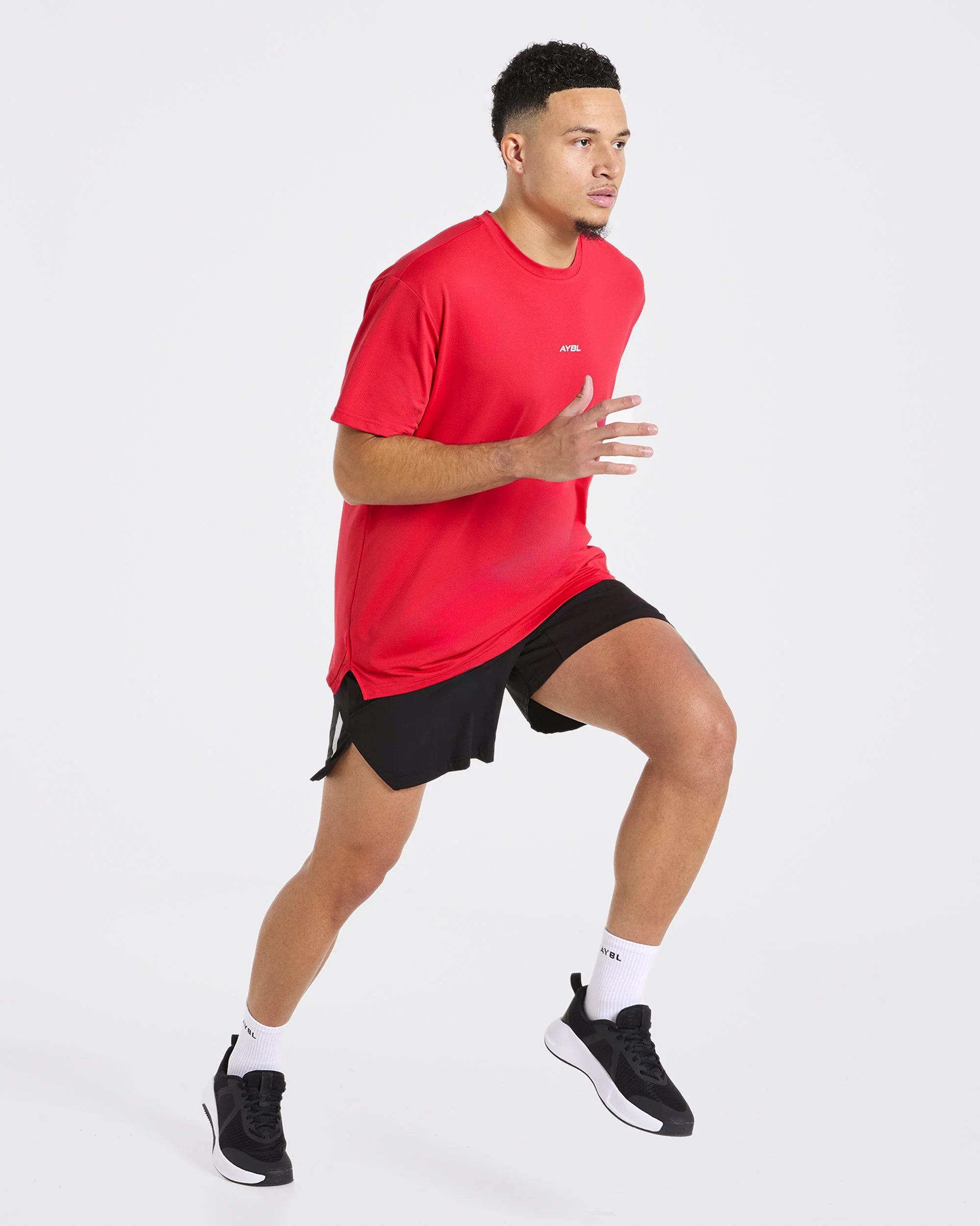 Motion T Shirt - Rouge - Image 7