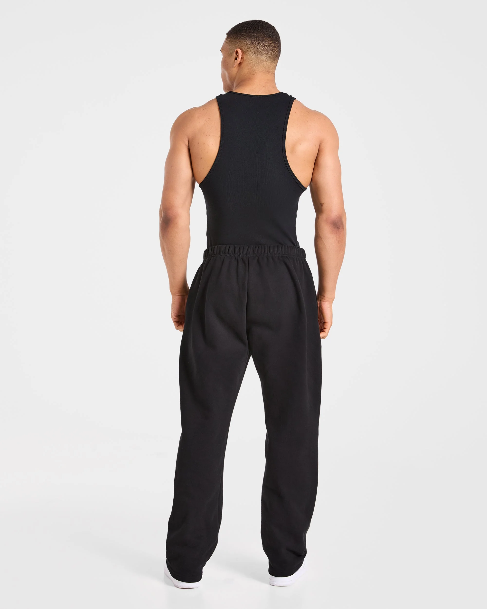 Muscle Ribbed Tank - Noir - Image 4