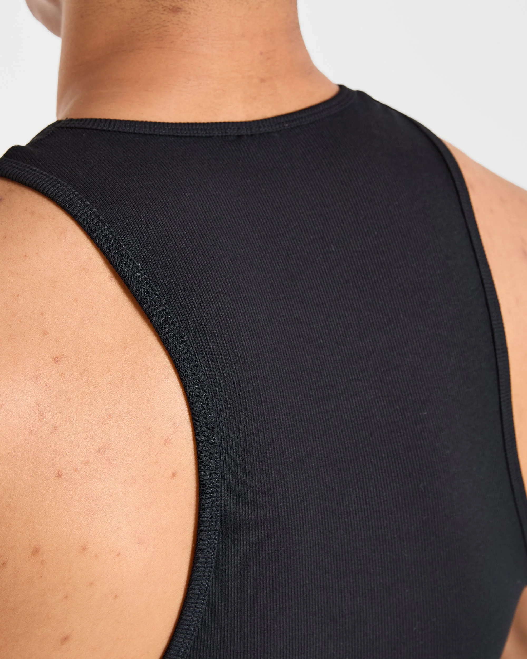 Muscle Ribbed Tank - Noir - Image 6