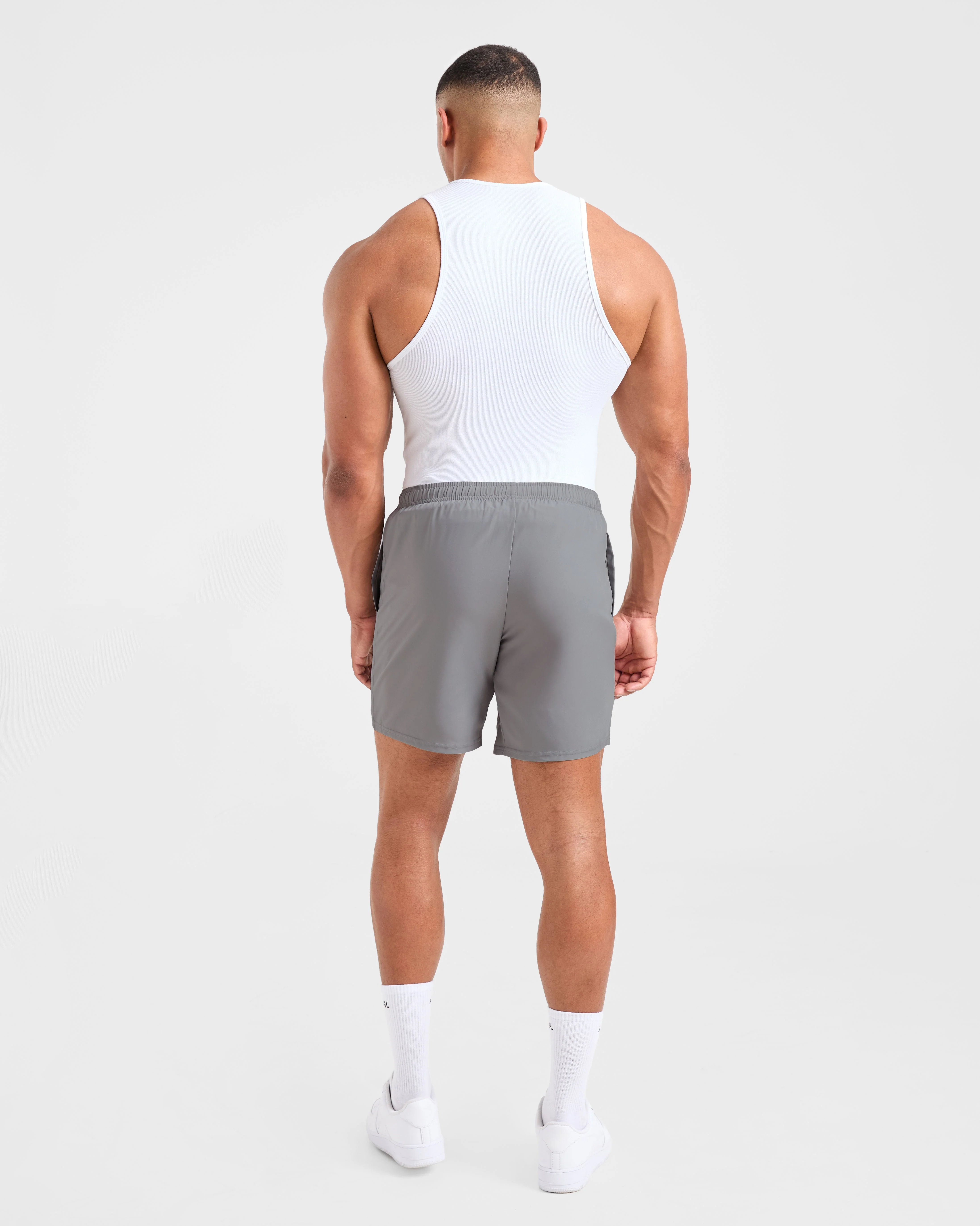 Muscle Ribbed Tank - Blanc - Image 4