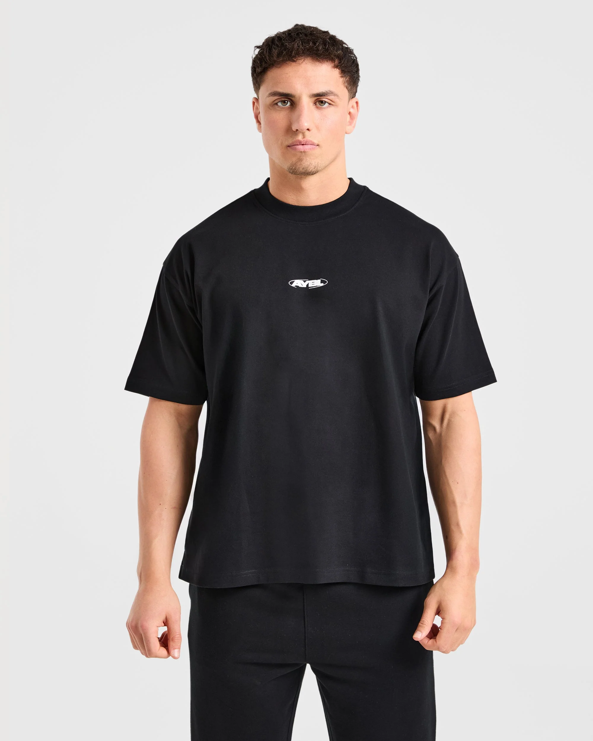 Orbit Oversized T Shirt - Noir - Image 2