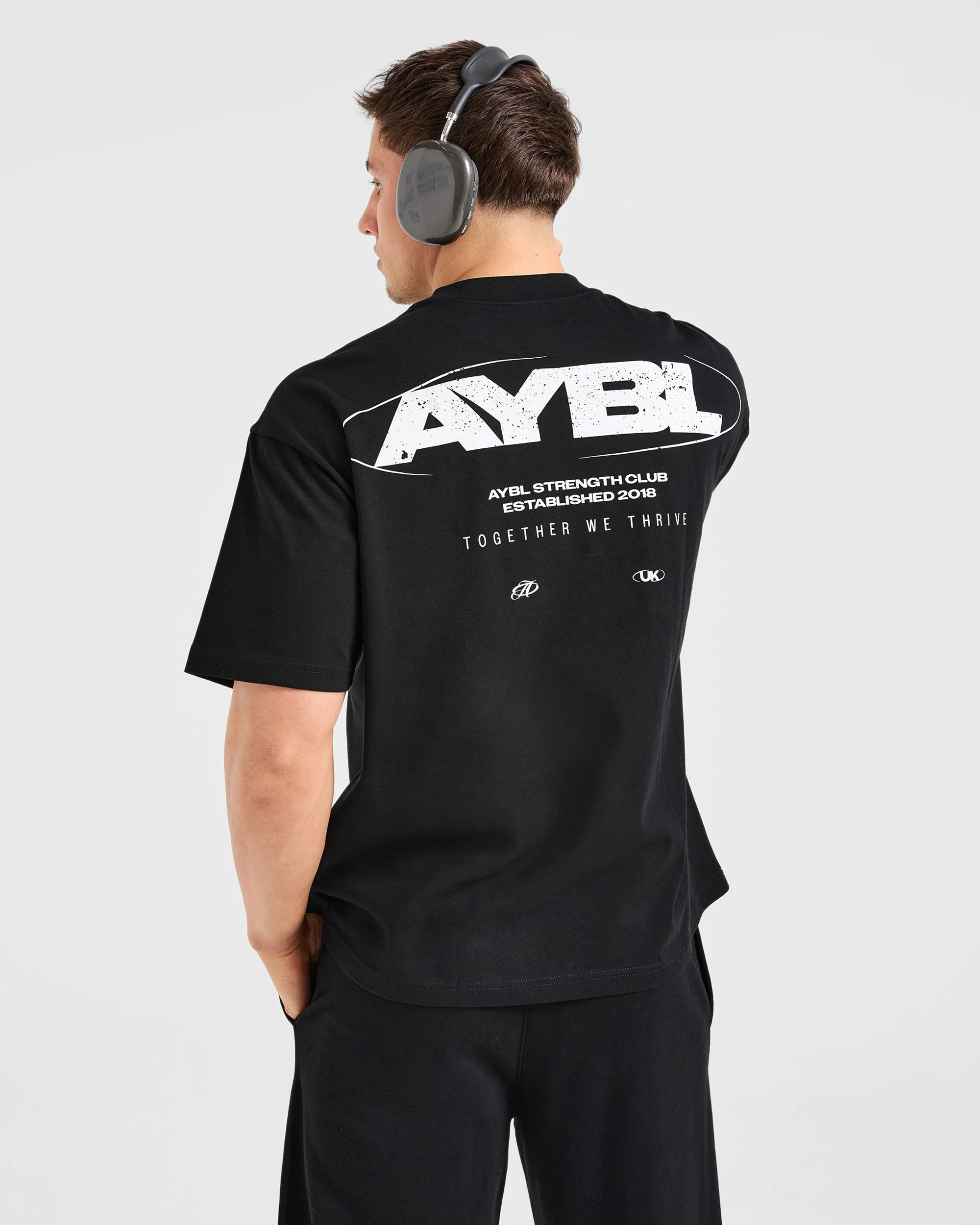 Orbit Oversized T Shirt - Noir - Image 7