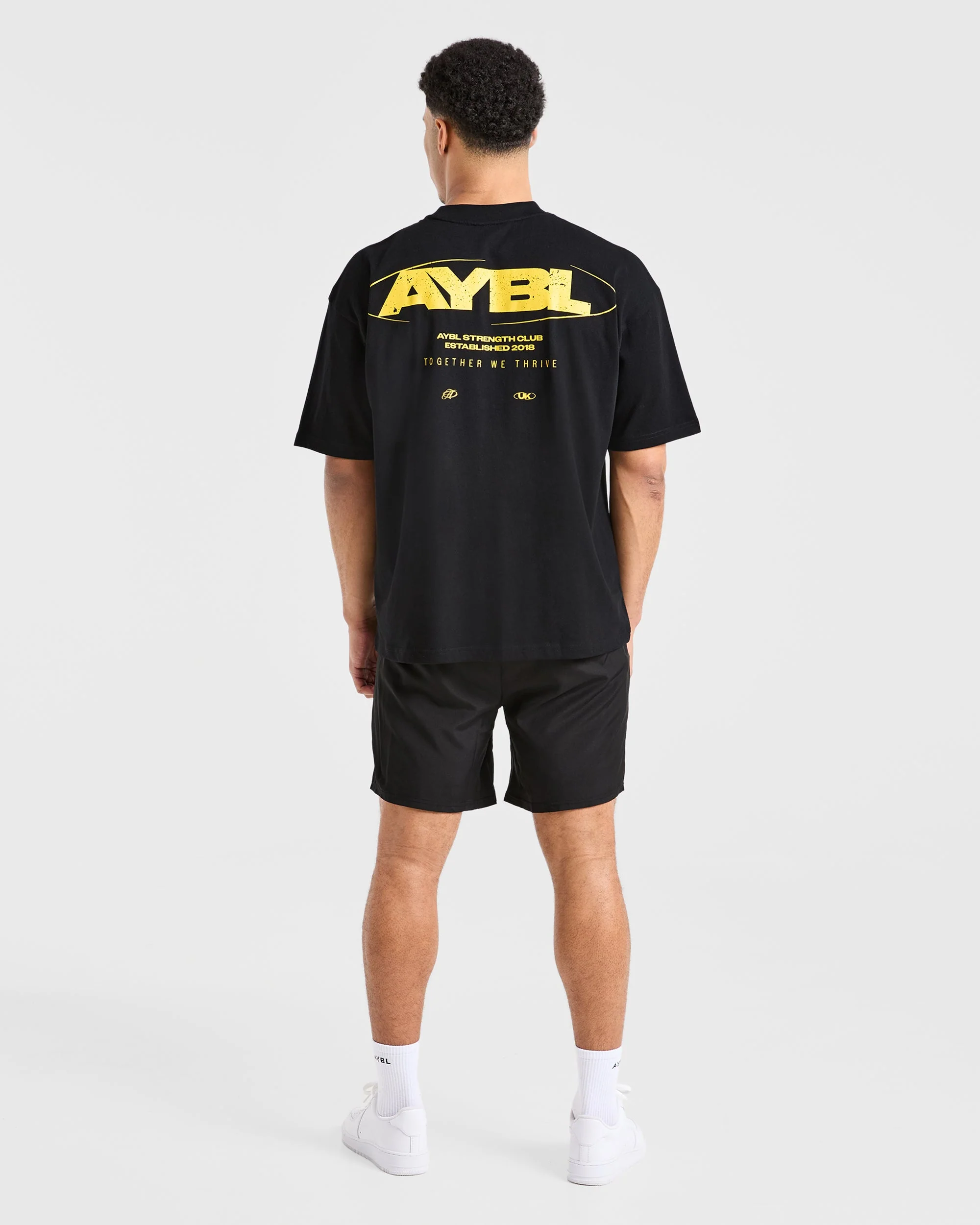 Orbit Oversized T Shirt - Noir/Jaune - Image 3