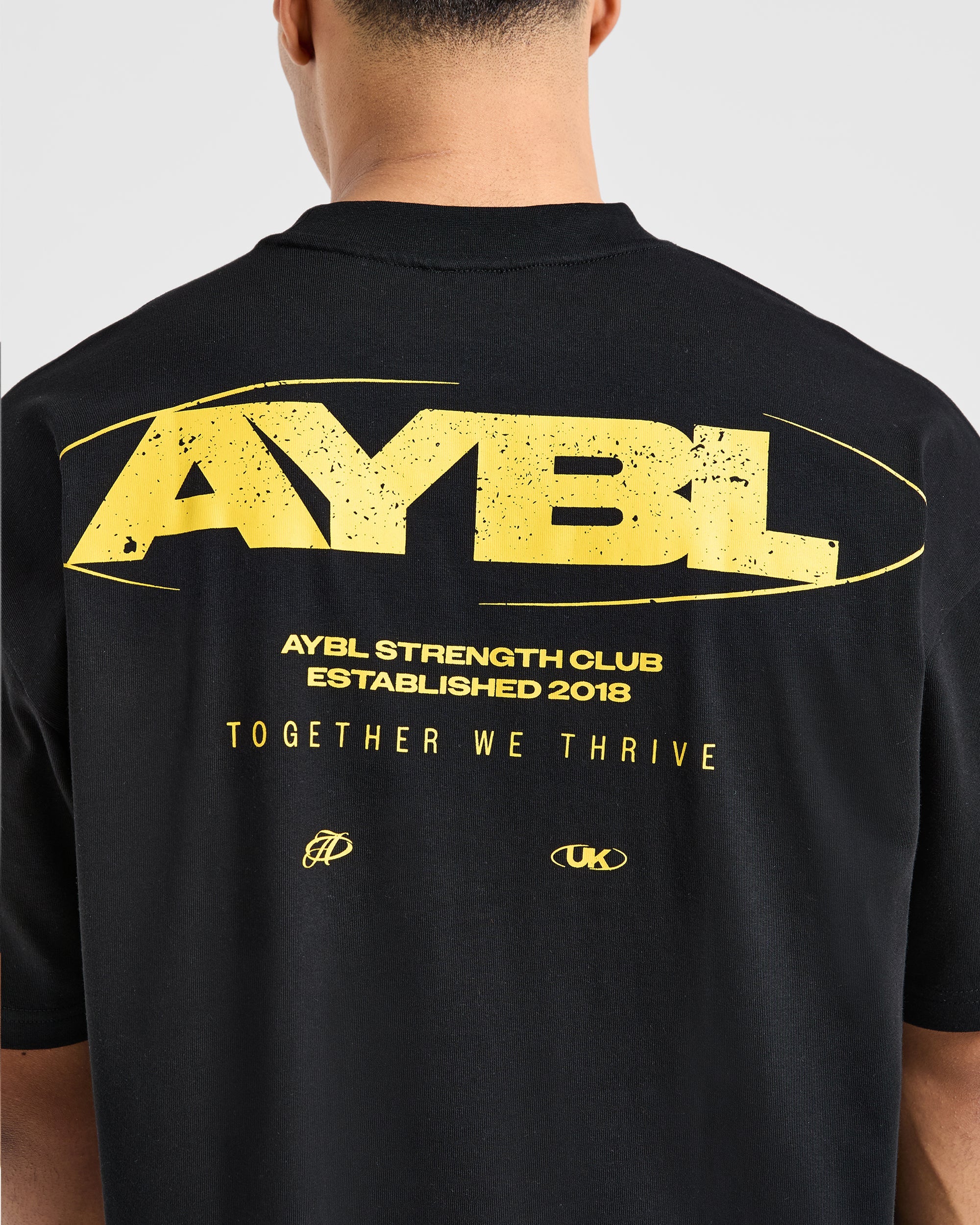 Orbit Oversized T Shirt - Noir/Jaune - Image 5