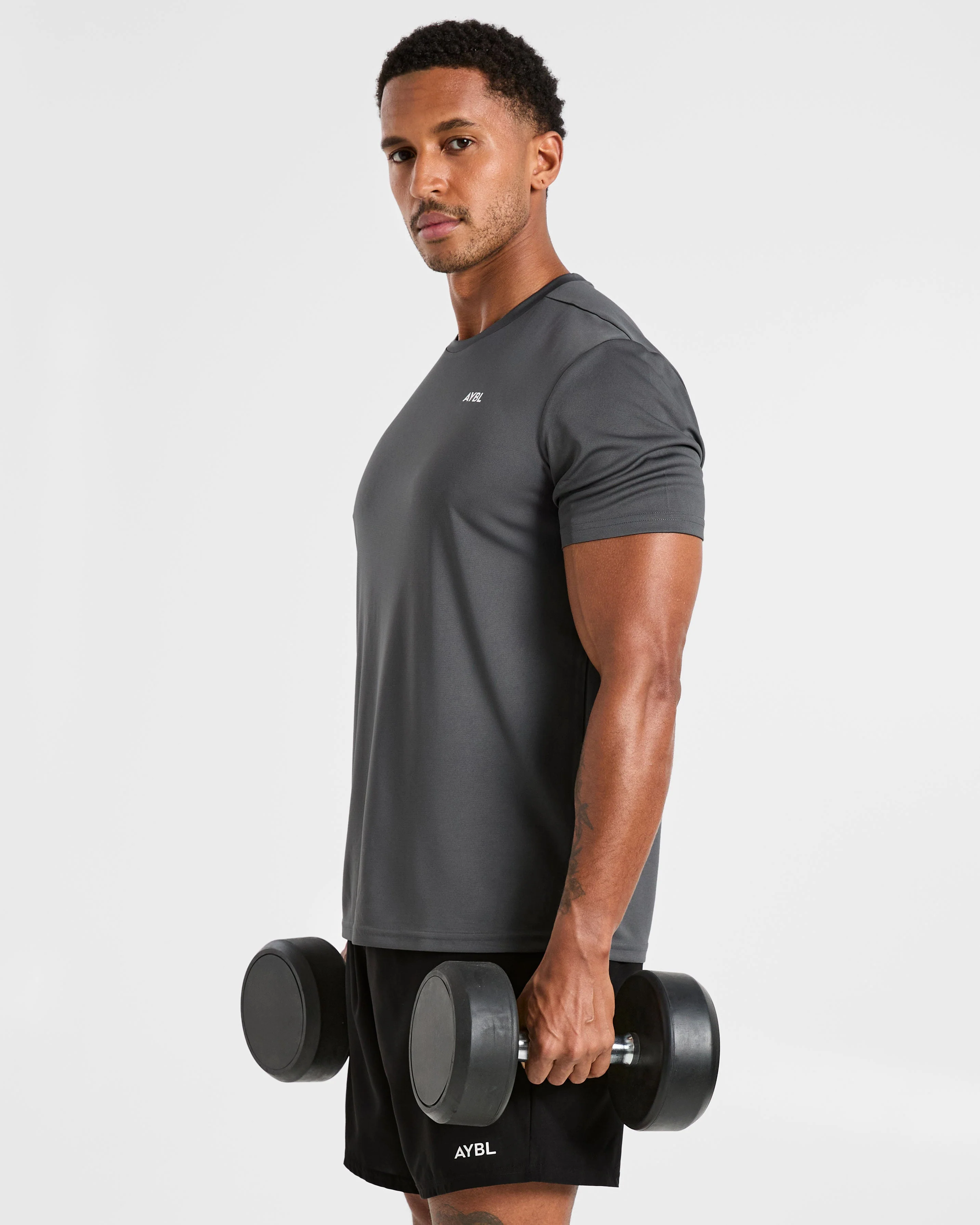 Origin T Shirt - Charcoal - Image 7