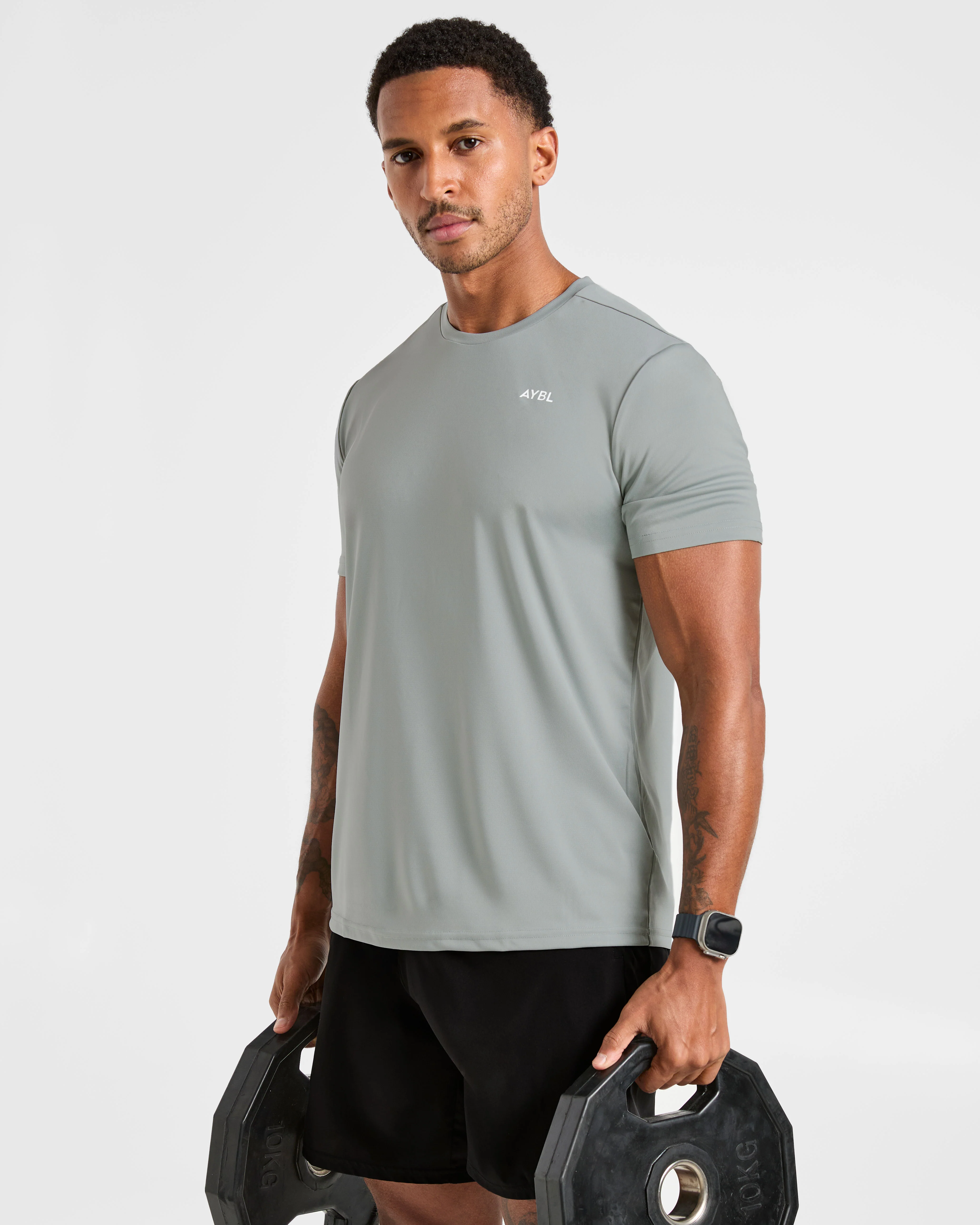 Origin T Shirt - Light Gris - Image 8
