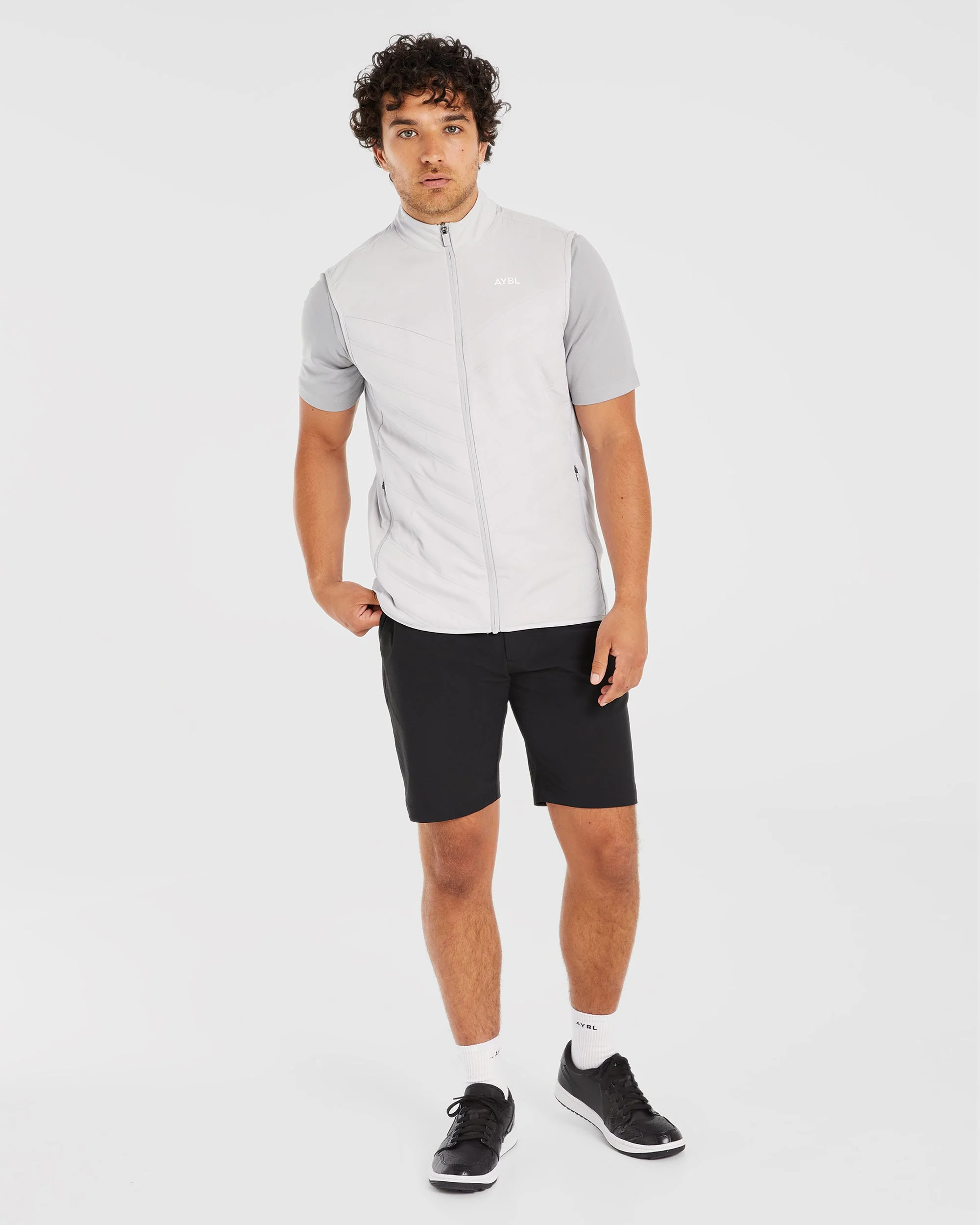 Performance Hybrid Gilet - Ice Gris - Image 3