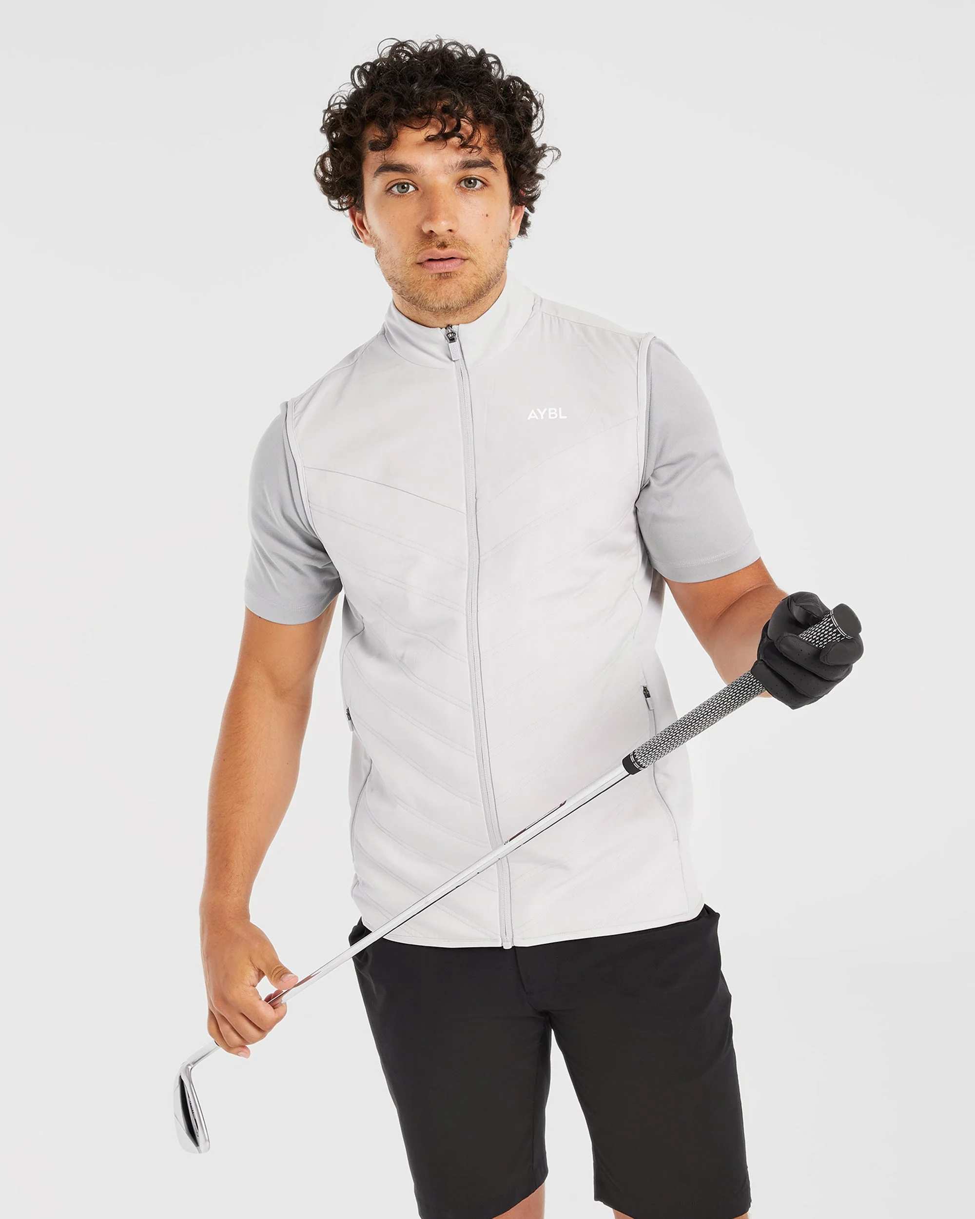 Performance Hybrid Gilet - Ice Gris - Image 7