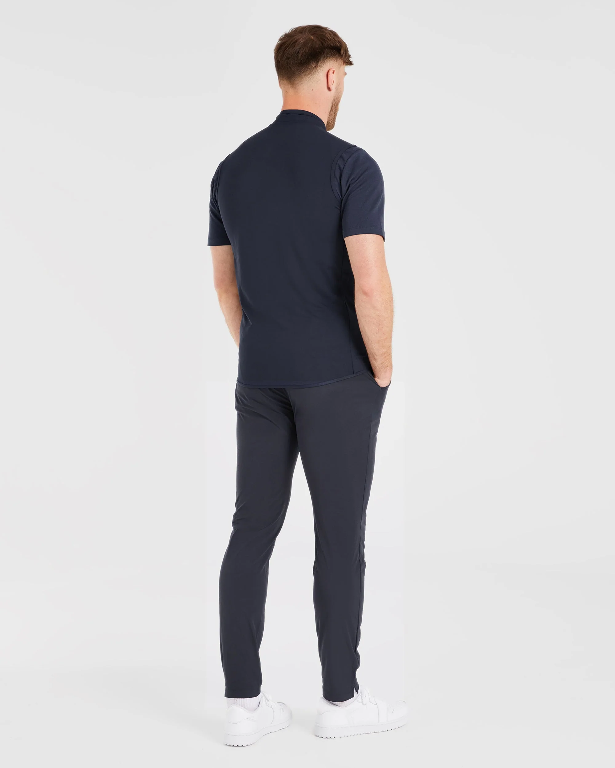 Performance Hybrid Gilet - Navy - Image 4