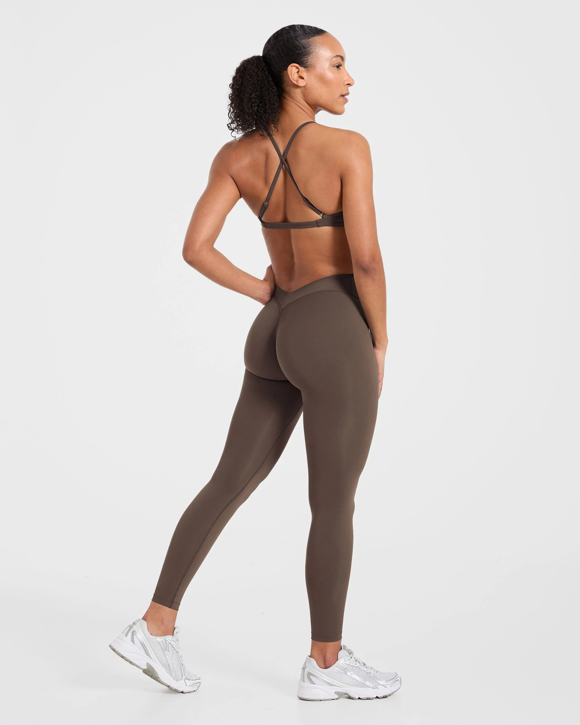 Physique Leggings - Marron - Image 4