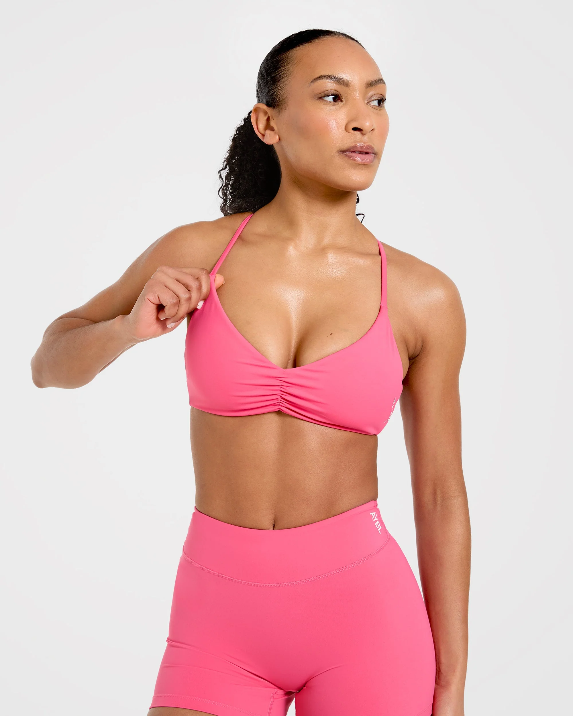 Physique Sports Bra - Roseberry Rose - Image 8