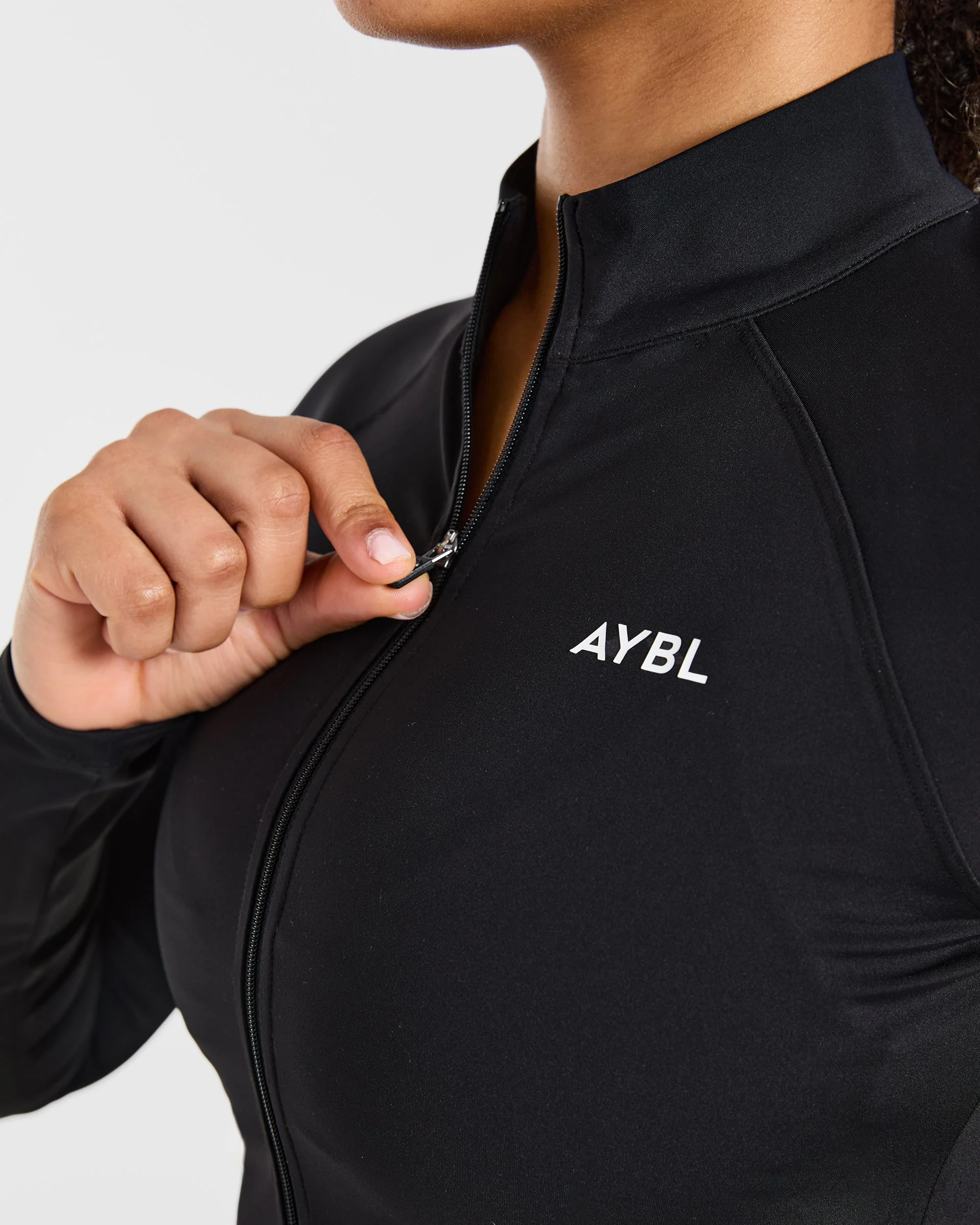 Physique Zip Up Jacket - Noir - Image 5