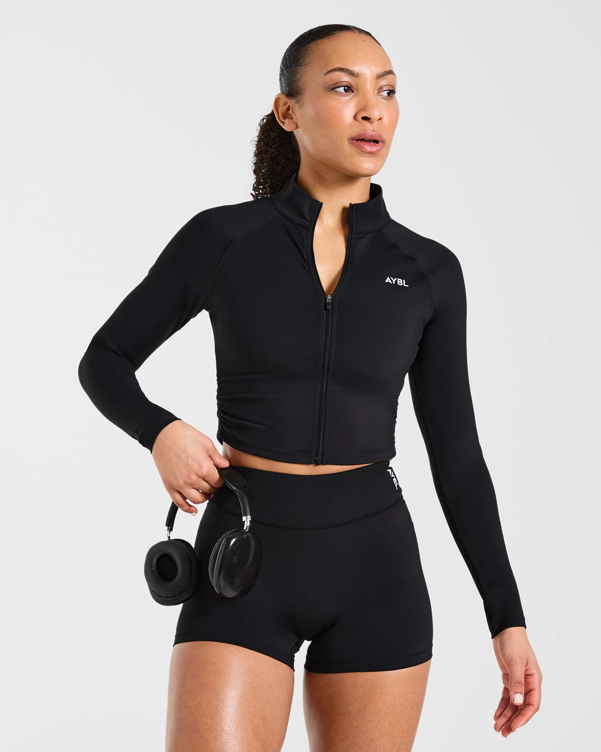 Physique Zip Up Jacket - Noir - Image 7