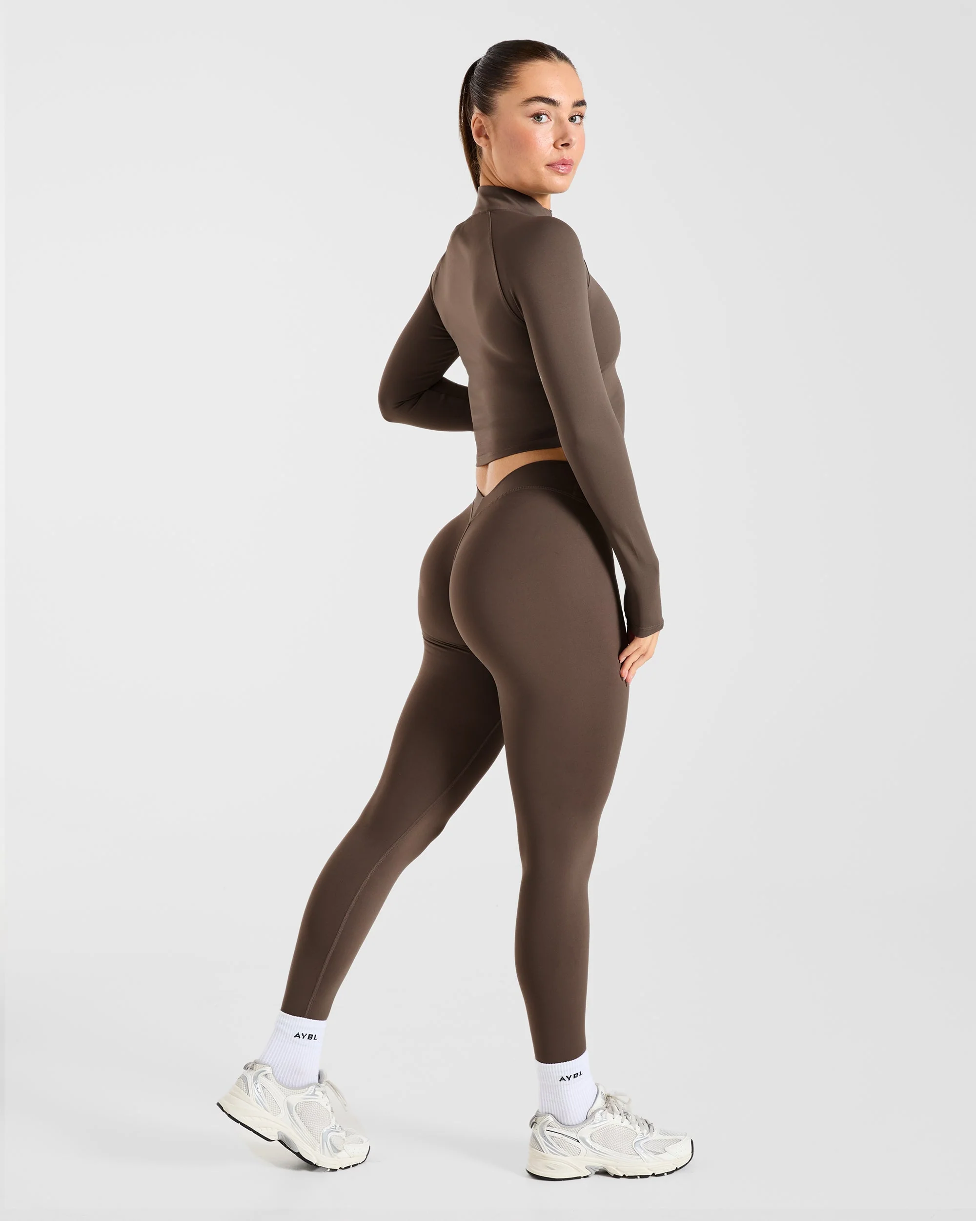 Physique Zip Up Jacket - Marron - Image 4